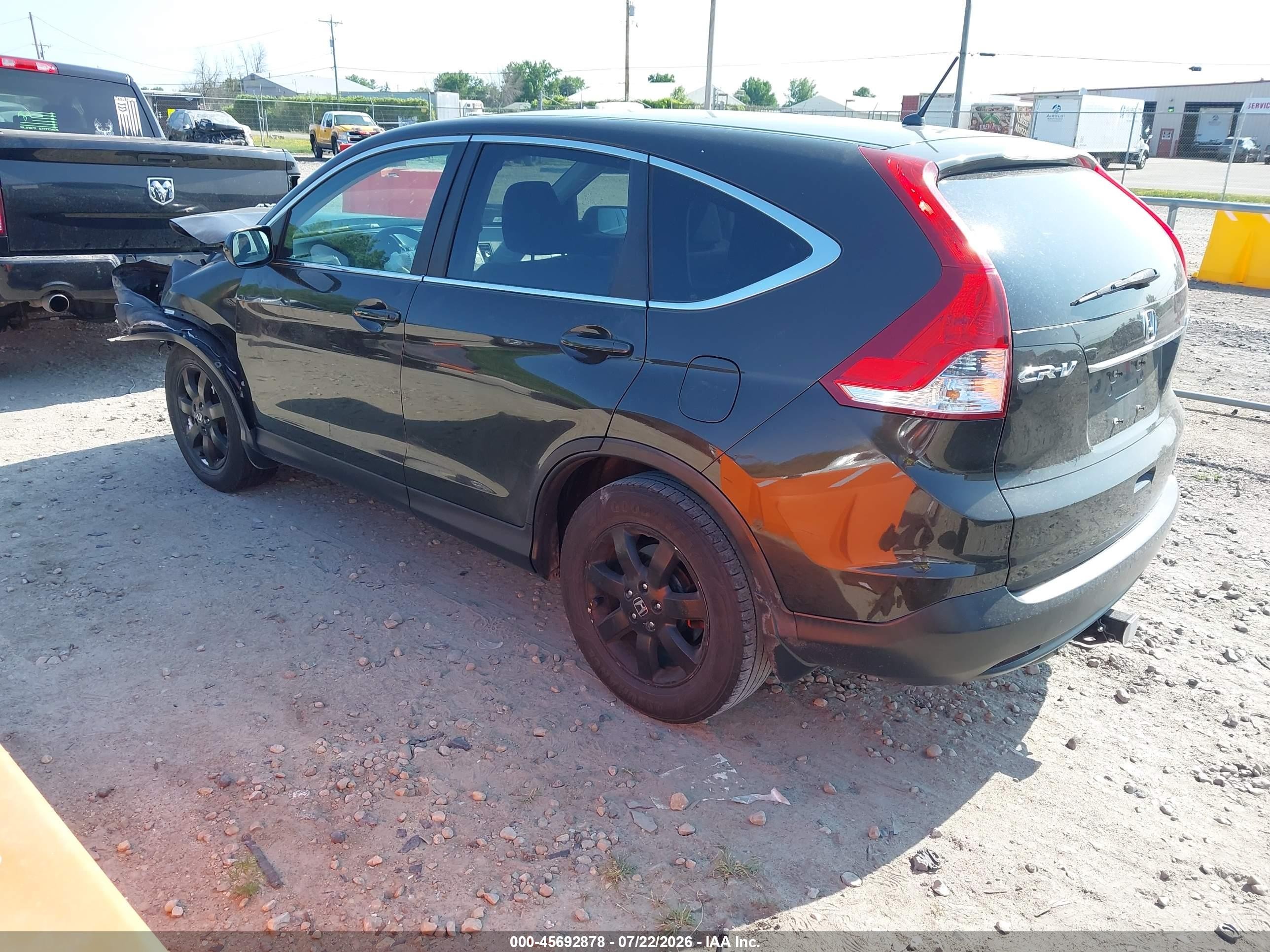 2013 Honda Cr-v Ex Black vin: 5J6RM4H54DL033438