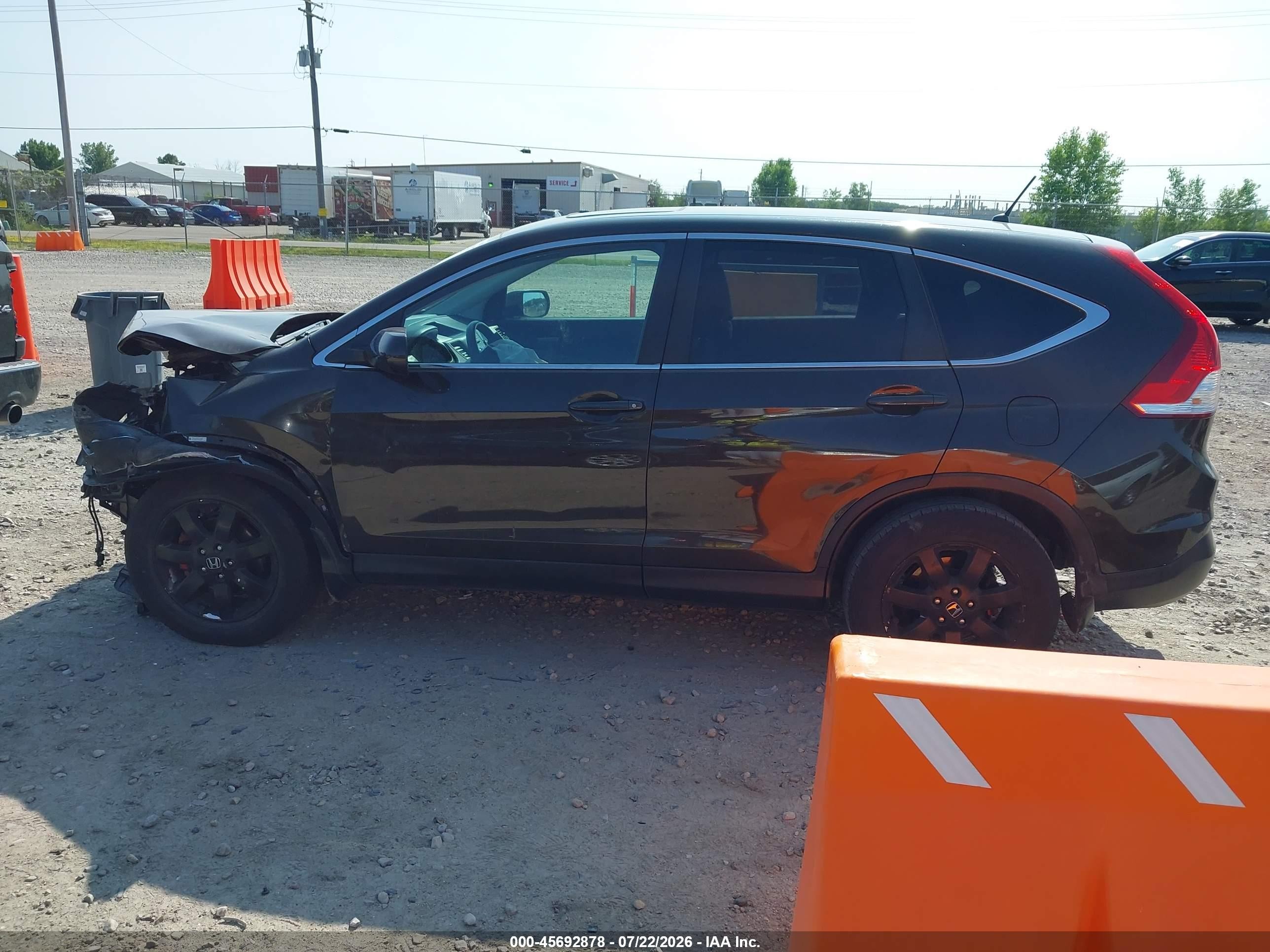 2013 Honda Cr-v Ex Black vin: 5J6RM4H54DL033438
