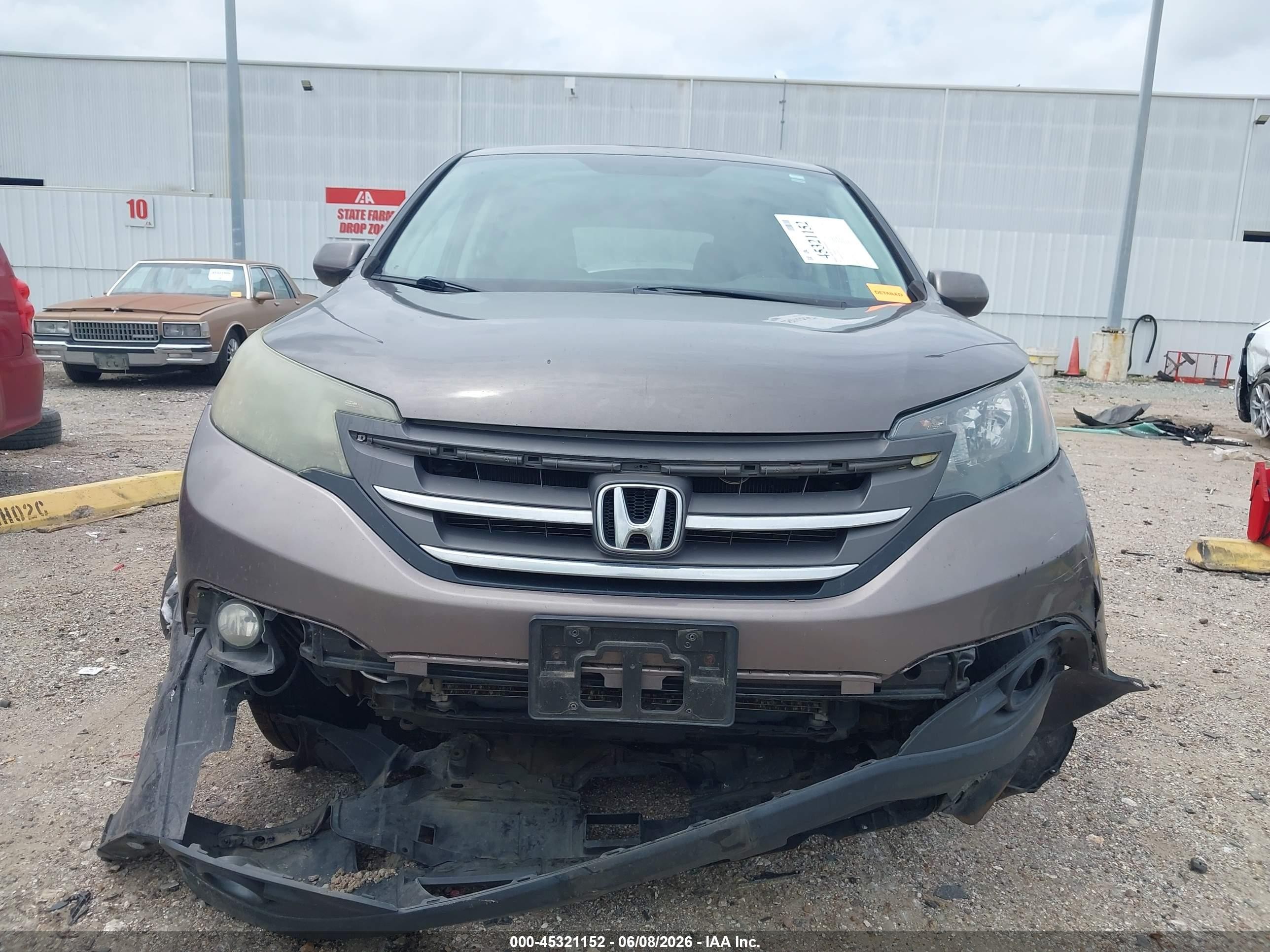 2013 Honda Cr-v Ex Brown vin: 5J6RM4H54DL048554