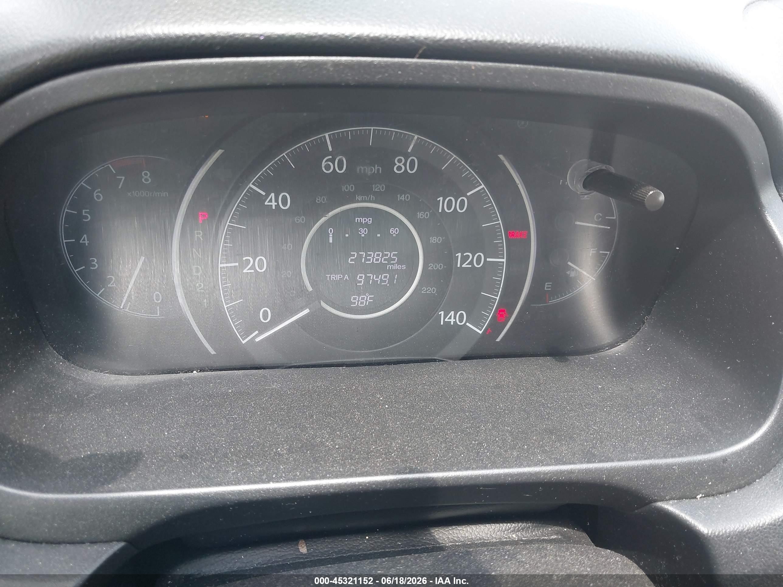 2013 Honda Cr-v Ex Brown vin: 5J6RM4H54DL048554