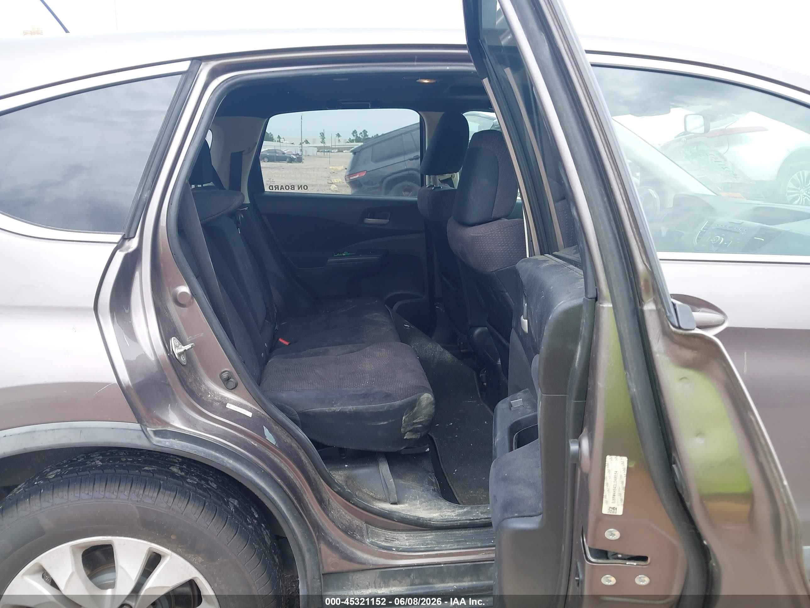 2013 Honda Cr-v Ex Brown vin: 5J6RM4H54DL048554
