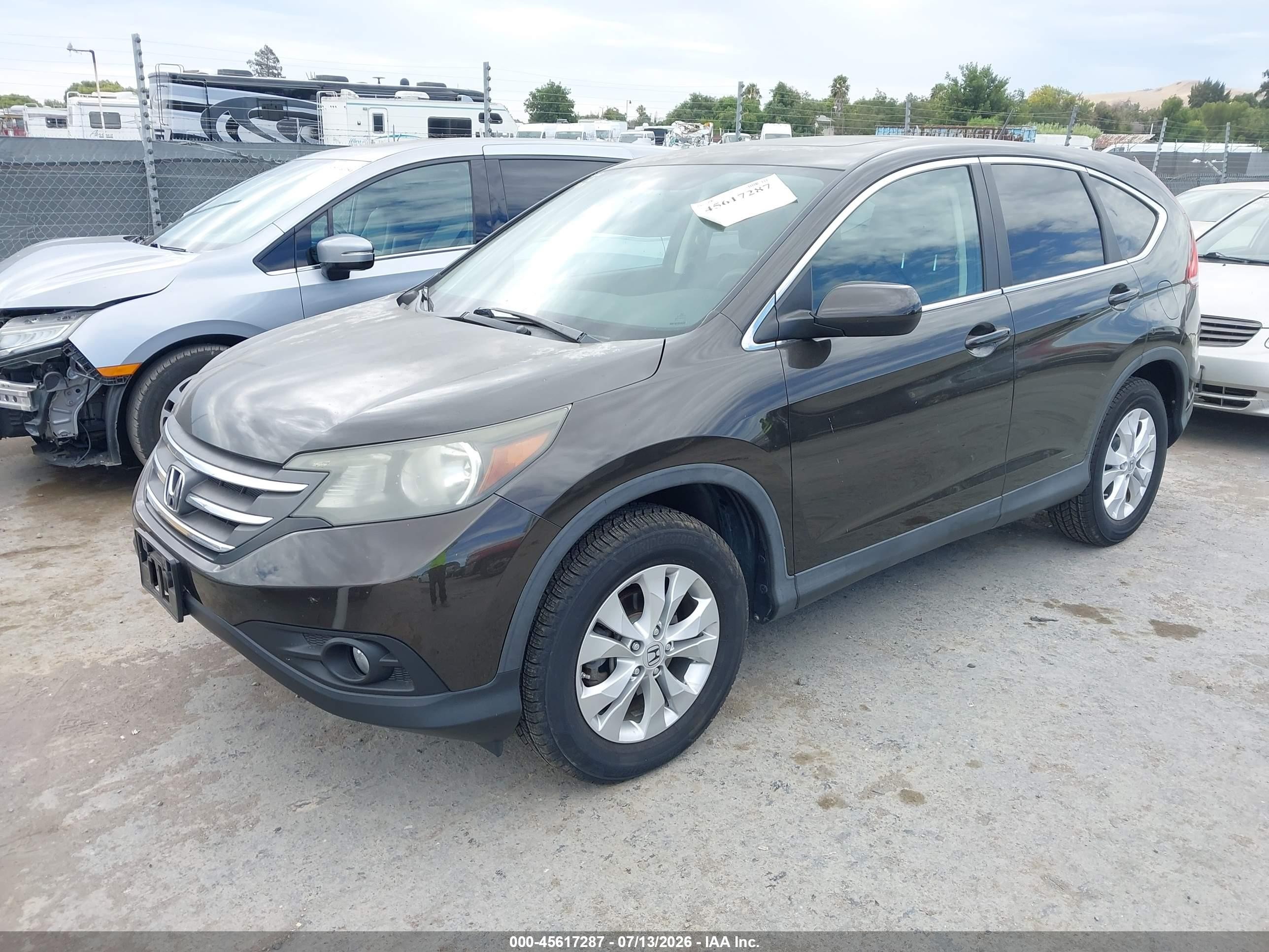 2013 Honda Cr-v Ex Black vin: 5J6RM4H54DL068173