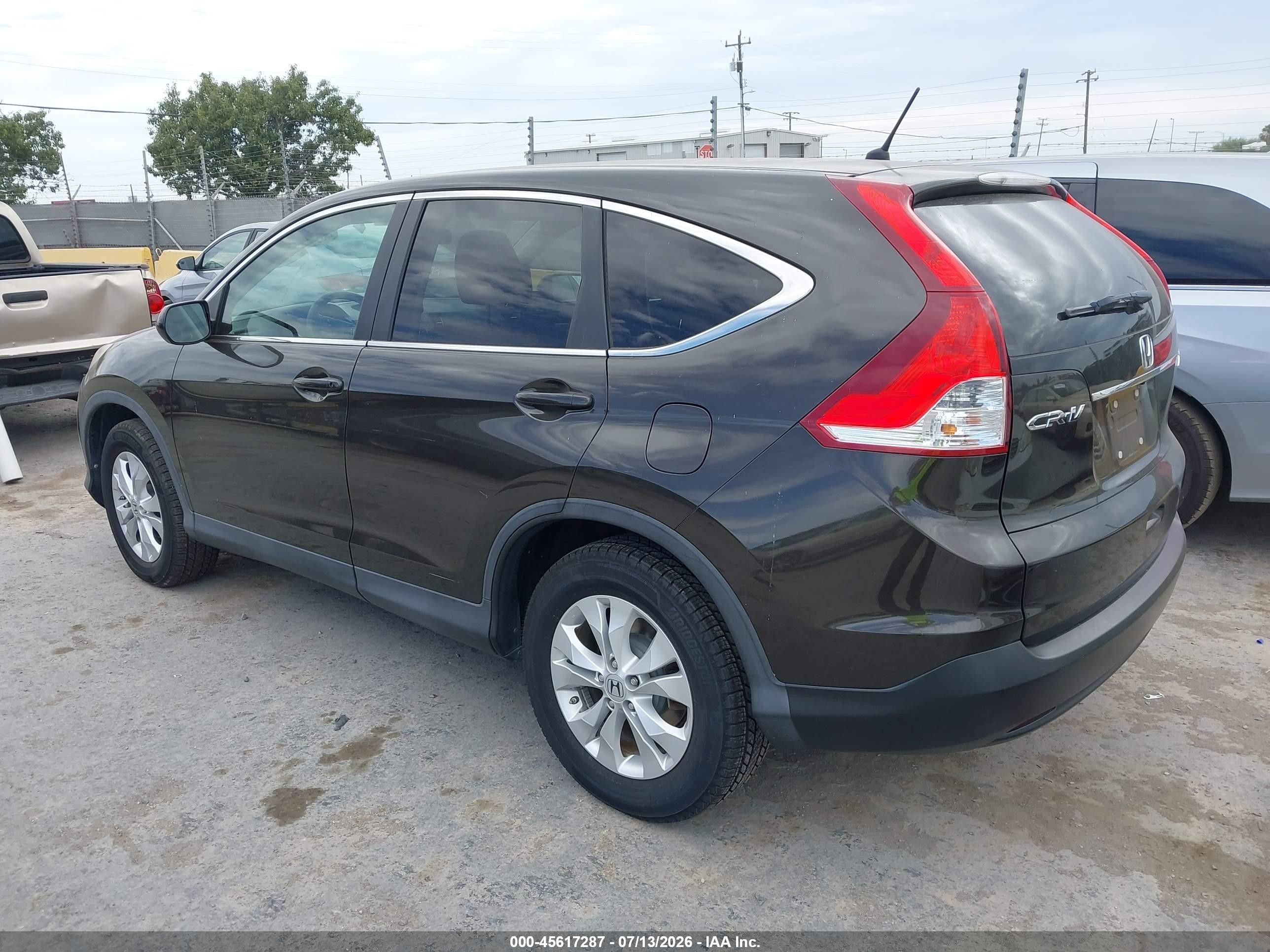 2013 Honda Cr-v Ex Black vin: 5J6RM4H54DL068173