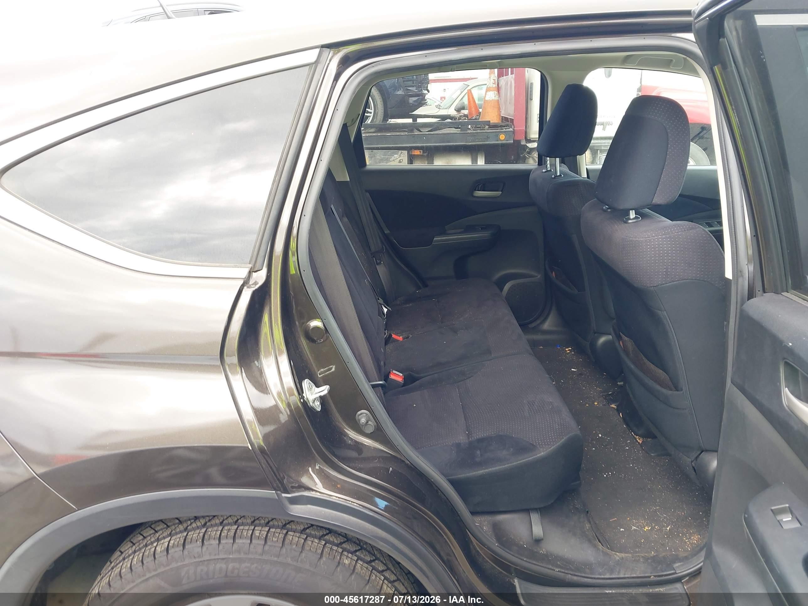2013 Honda Cr-v Ex Black vin: 5J6RM4H54DL068173