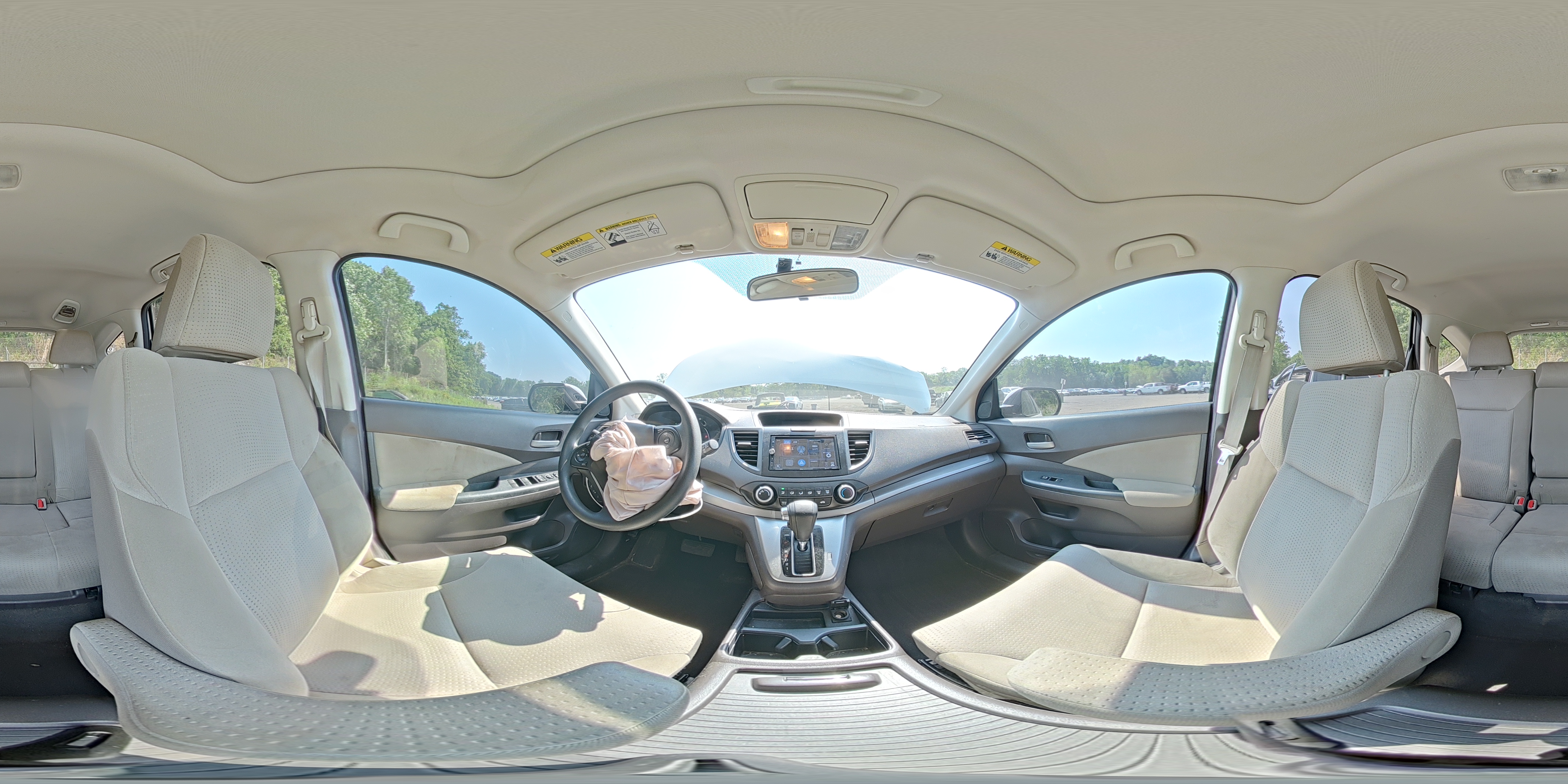 2014 Honda Cr-v Ex White vin: 5J6RM4H54EL044098