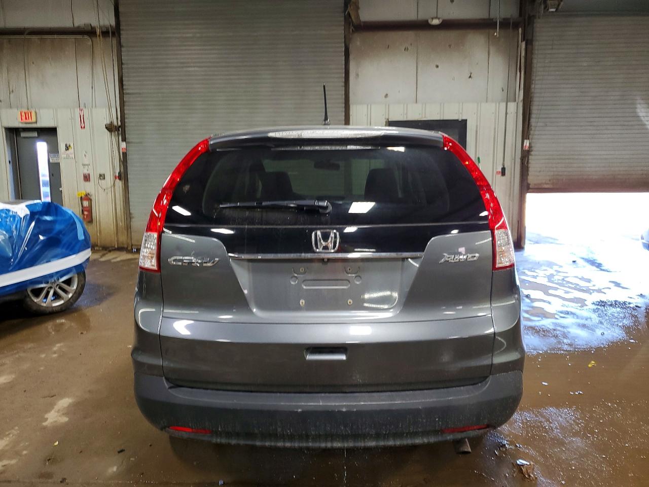 2014 Honda Cr-v Ex Gray vin: 5J6RM4H54EL049446