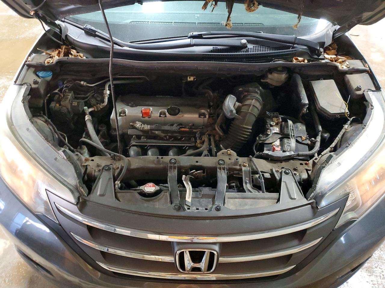 2014 Honda Cr-v Ex Gray vin: 5J6RM4H54EL049446