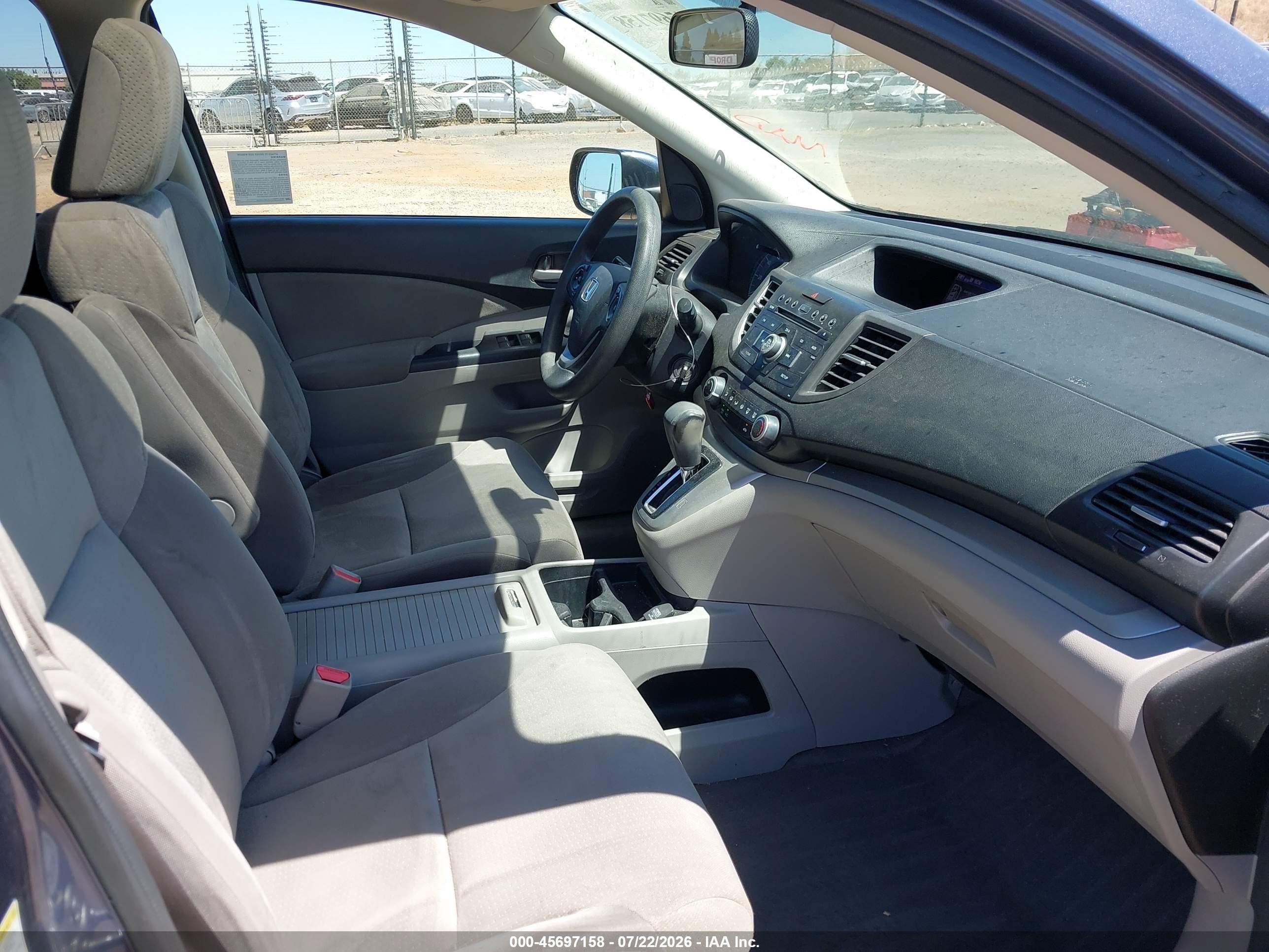 2014 Honda Cr-v Ex Blue vin: 5J6RM4H54EL066974