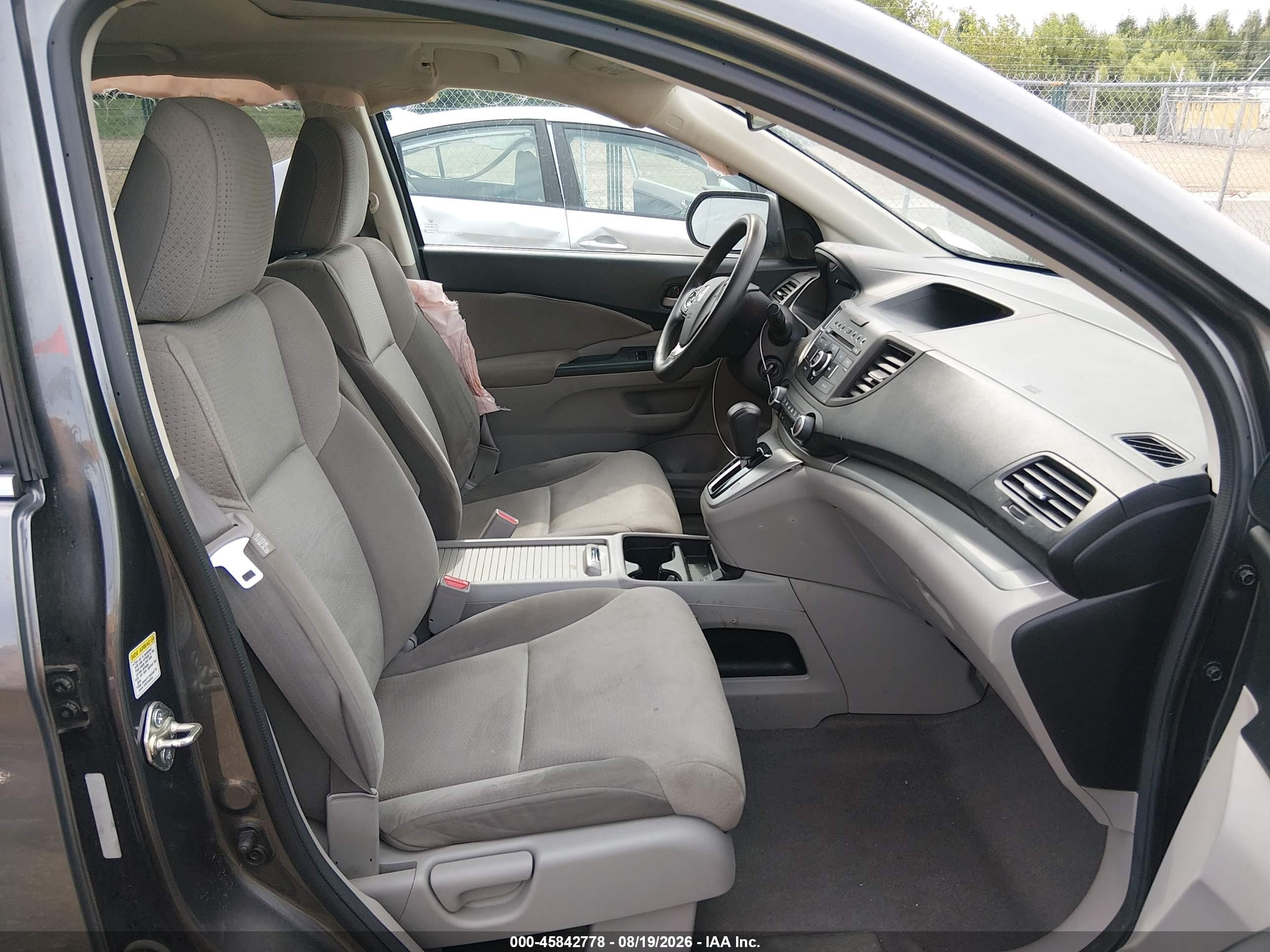 2014 Honda Cr-v Ex Gray vin: 5J6RM4H54EL073777