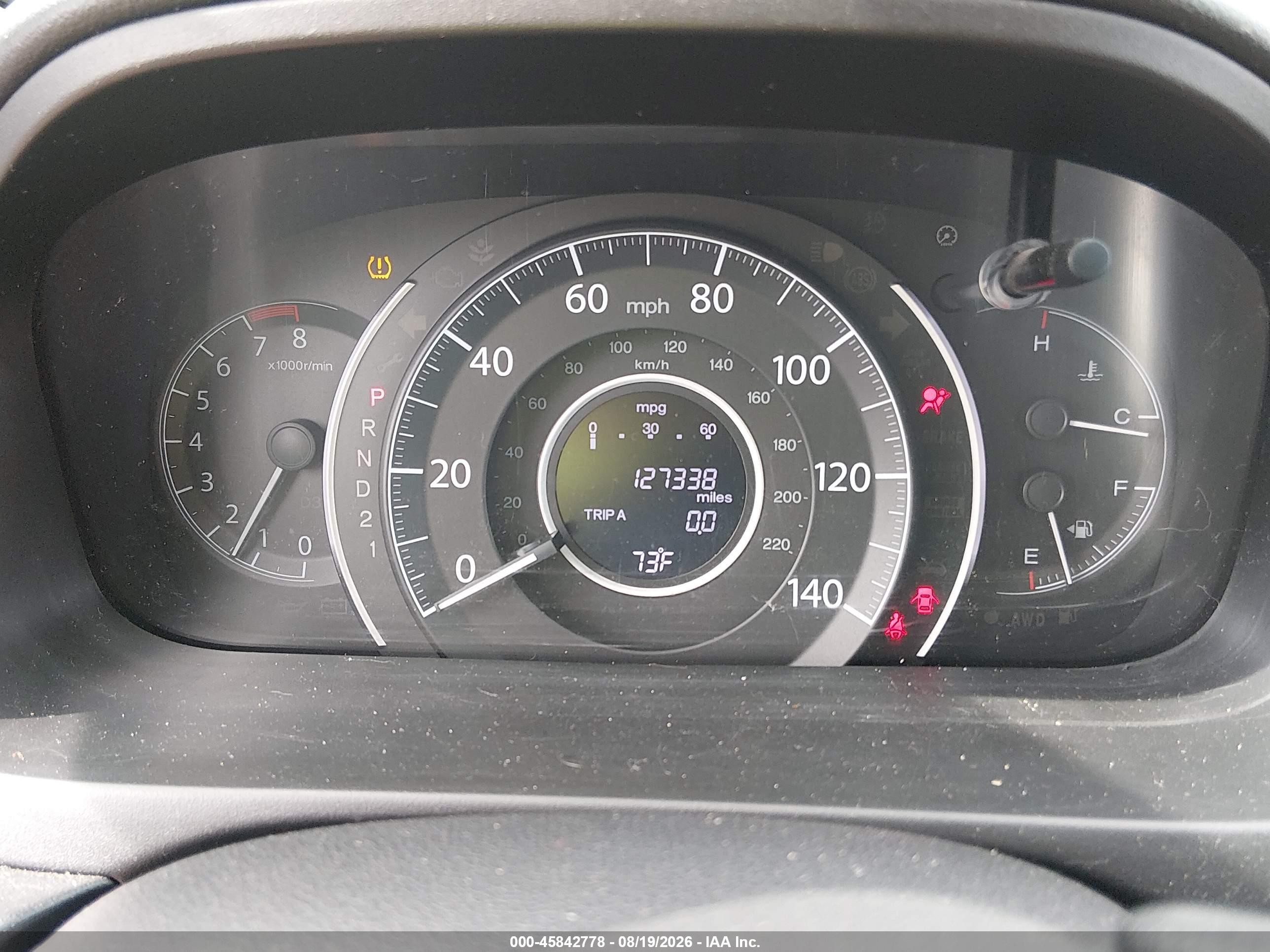 2014 Honda Cr-v Ex Gray vin: 5J6RM4H54EL073777