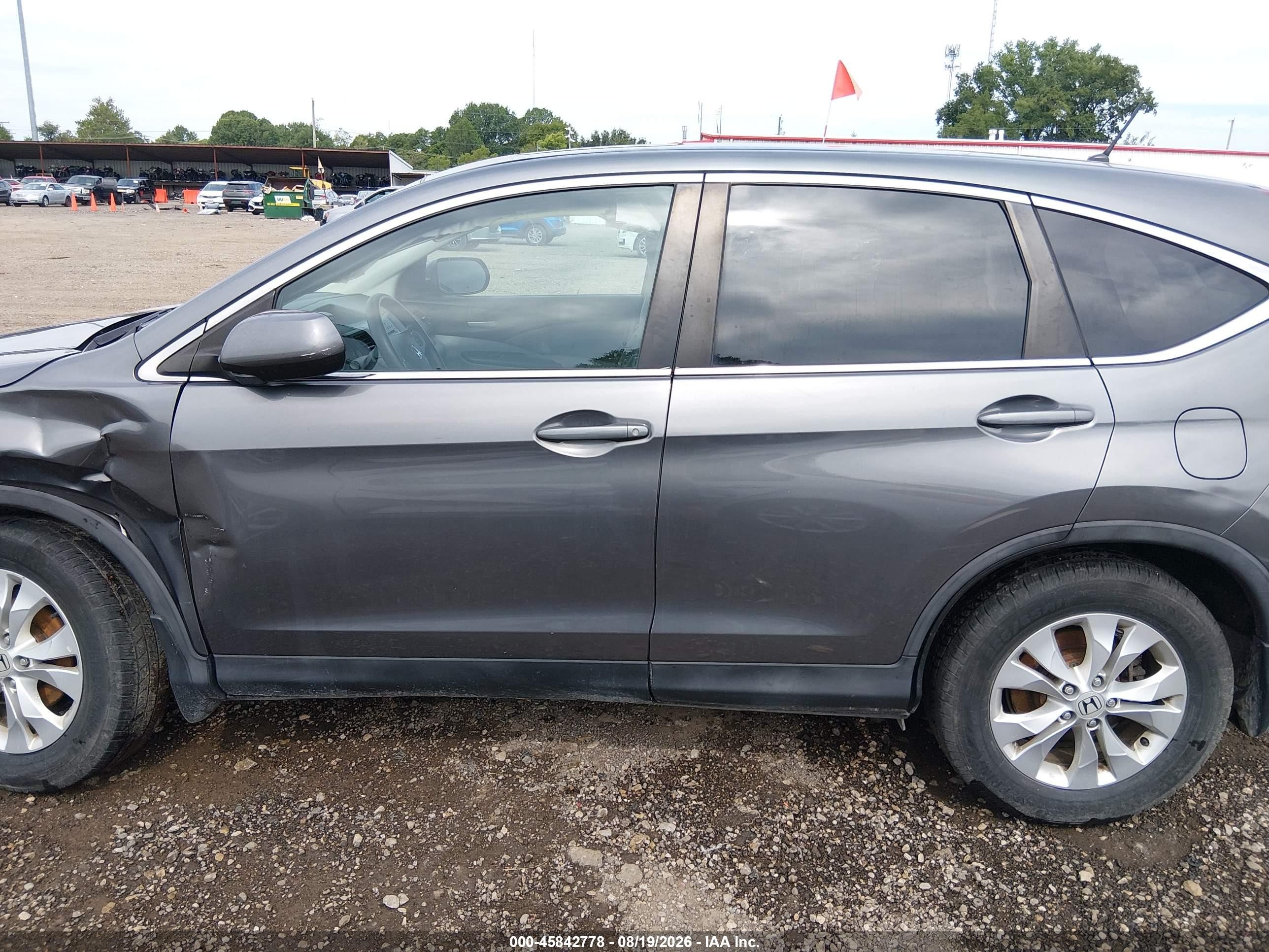 2014 Honda Cr-v Ex Gray vin: 5J6RM4H54EL073777