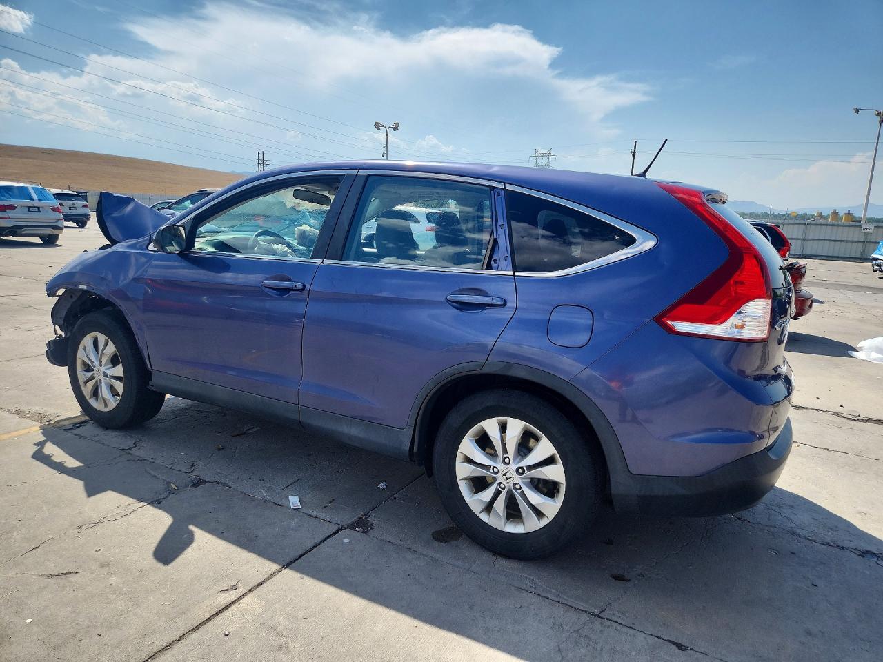2014 Honda Cr-v Ex Blue vin: 5J6RM4H54EL078638