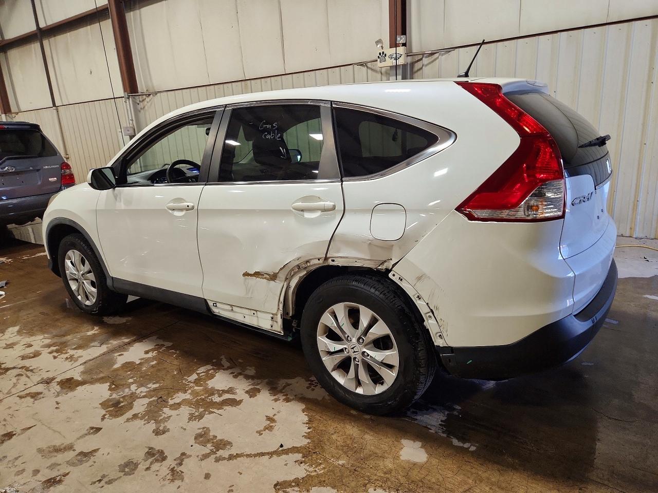 2014 Honda Cr-v Ex White vin: 5J6RM4H54EL094838