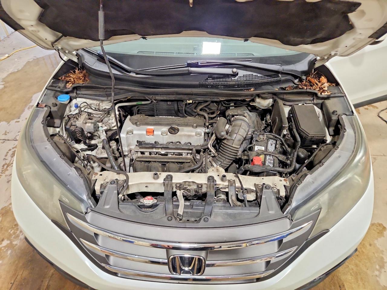 2014 Honda Cr-v Ex White vin: 5J6RM4H54EL094838