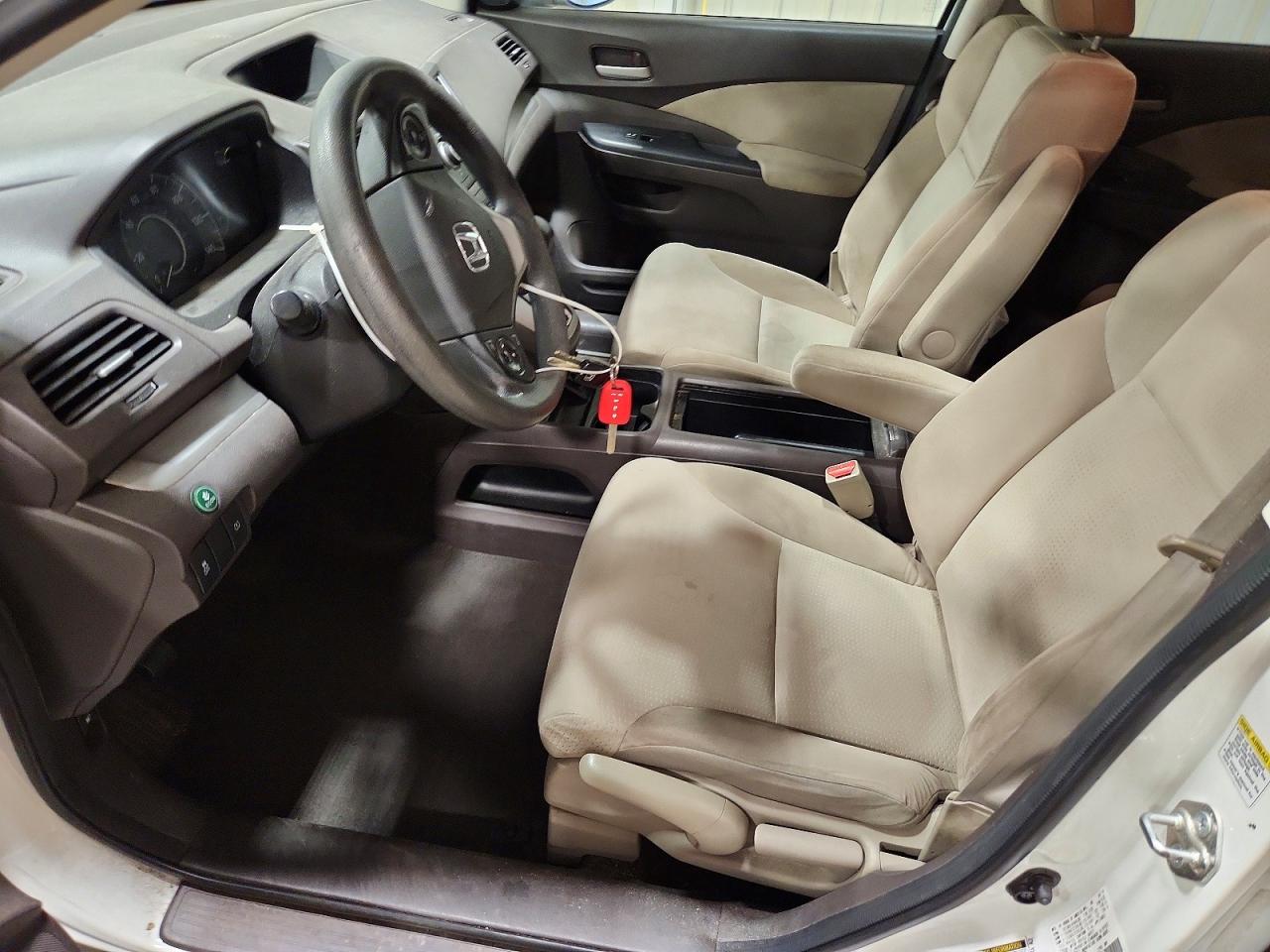 2014 Honda Cr-v Ex White vin: 5J6RM4H54EL094838