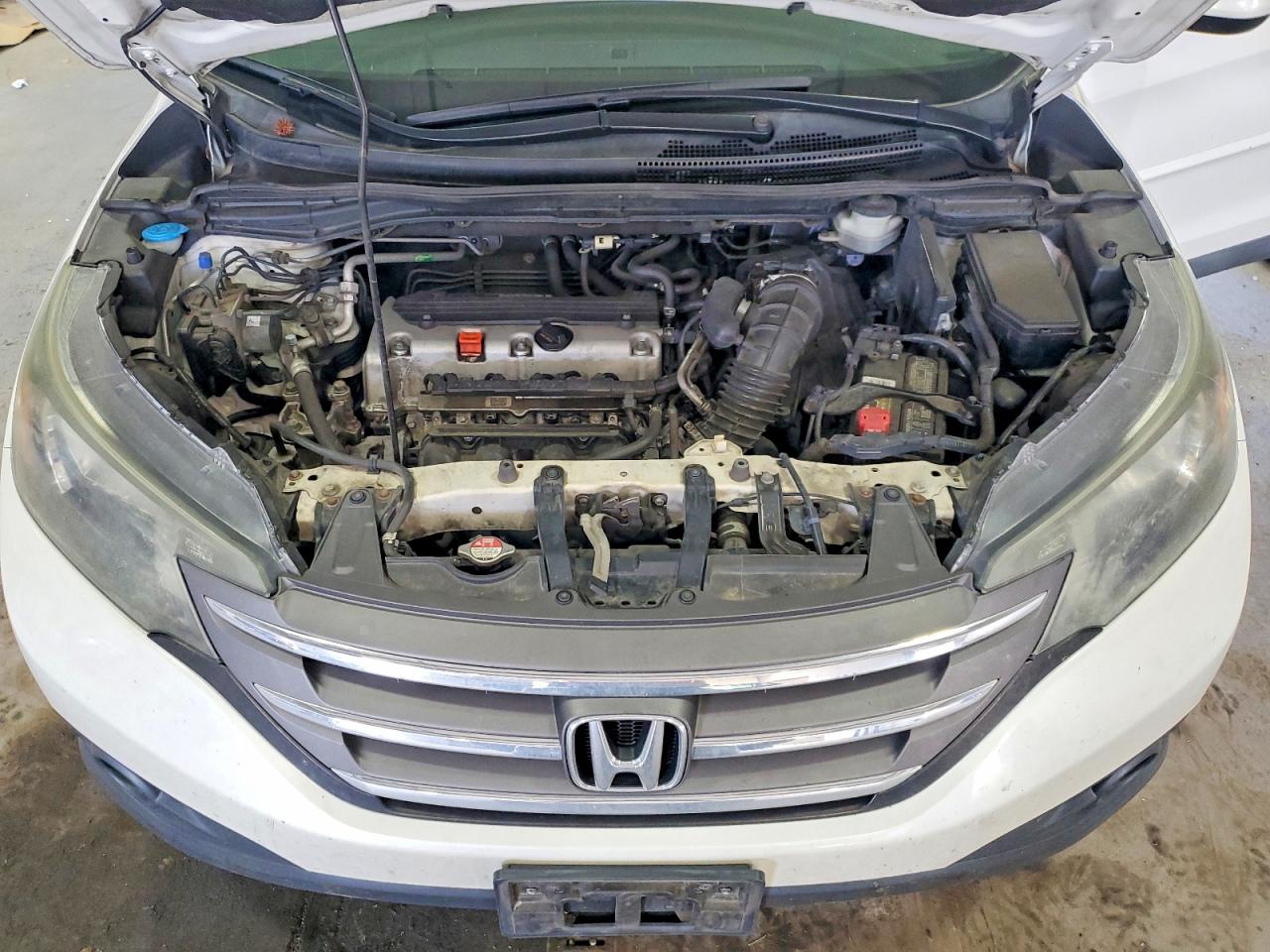 2014 Honda Cr-v Ex White vin: 5J6RM4H54EL098257