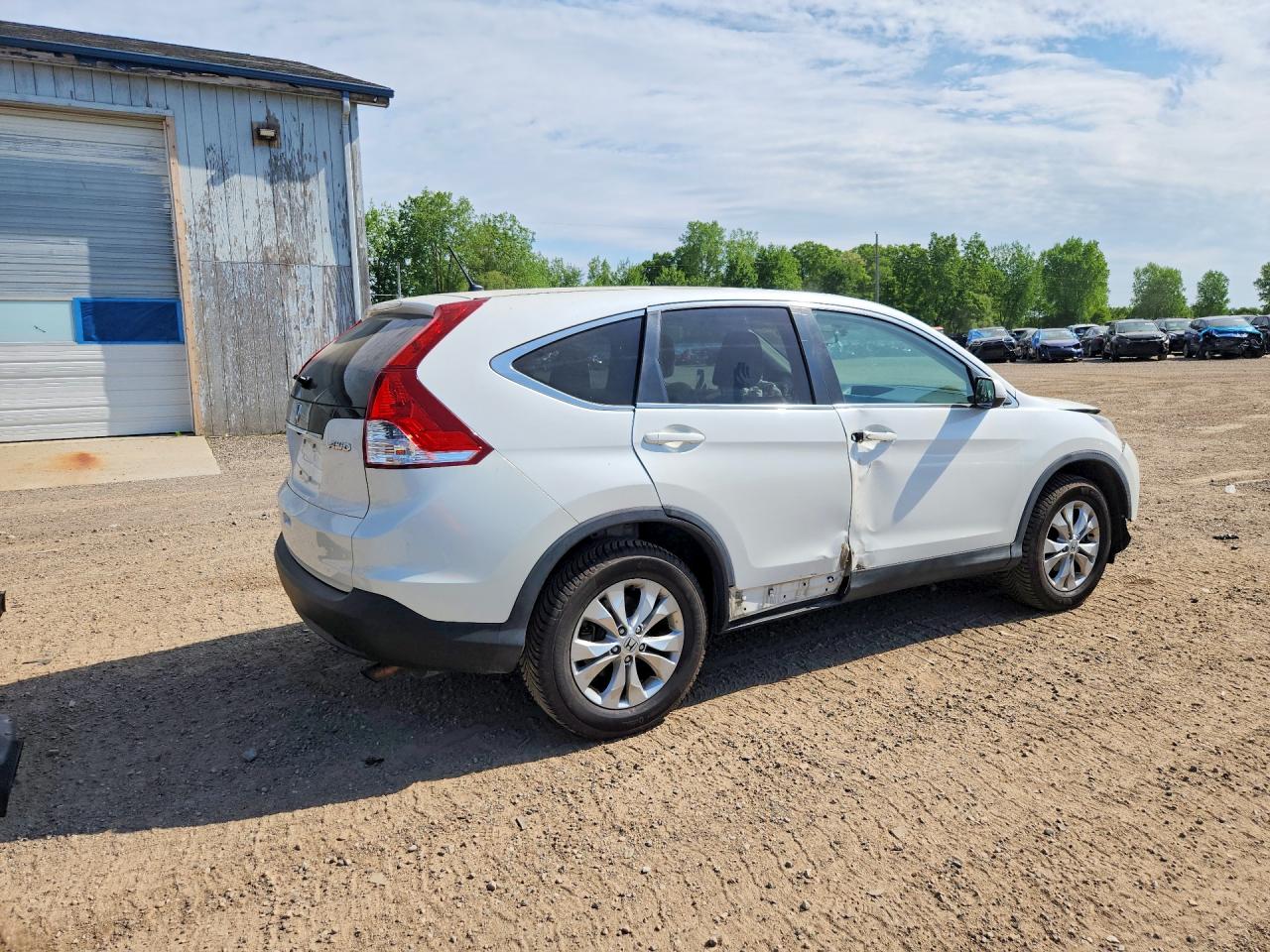 2014 Honda Cr-v Ex Белый vin: 5J6RM4H54EL100993