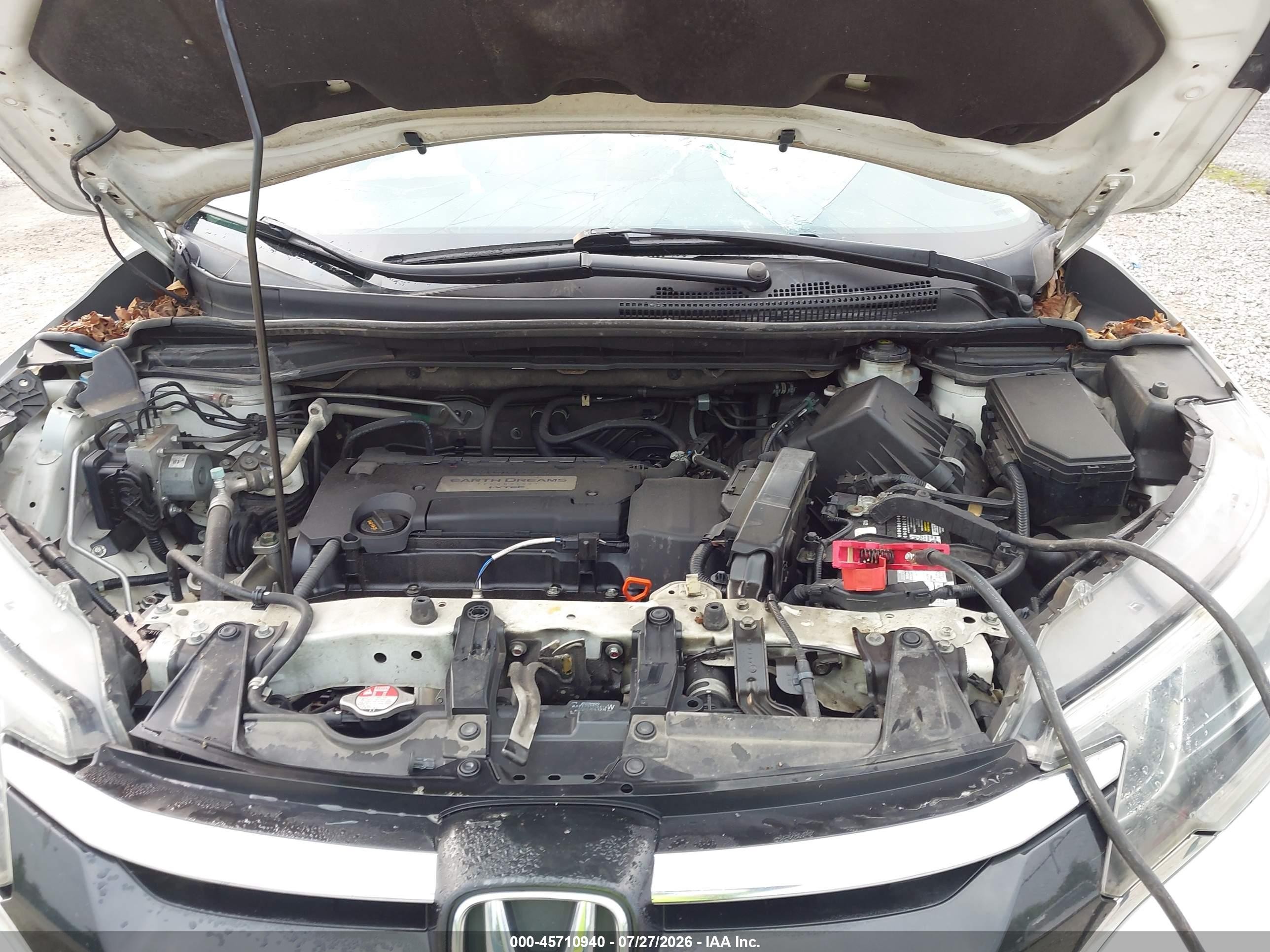 2015 Honda Cr-v Ex Белый vin: 5J6RM4H54FL027075