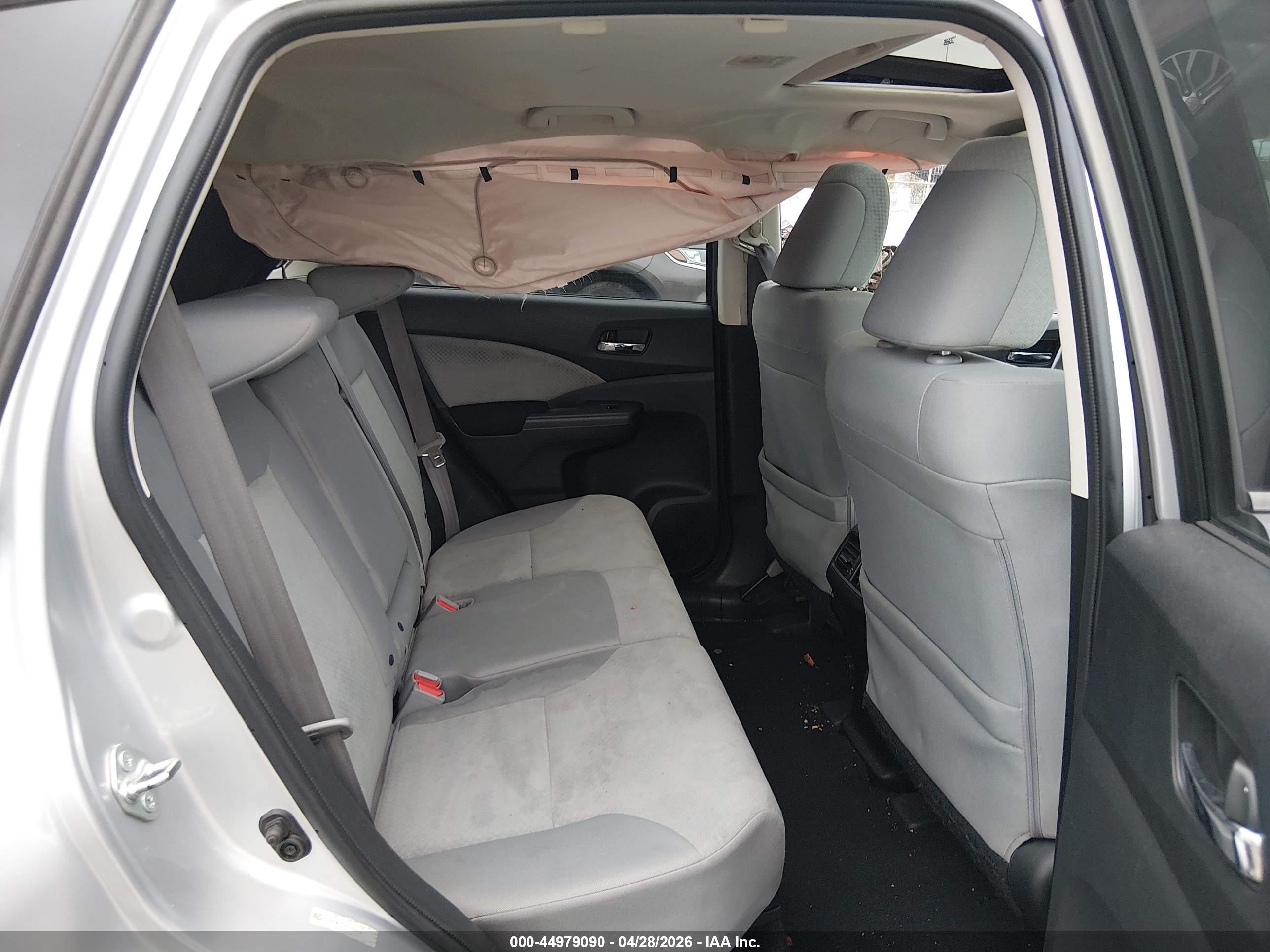 2015 Honda Cr-v Ex Silver vin: 5J6RM4H54FL048797