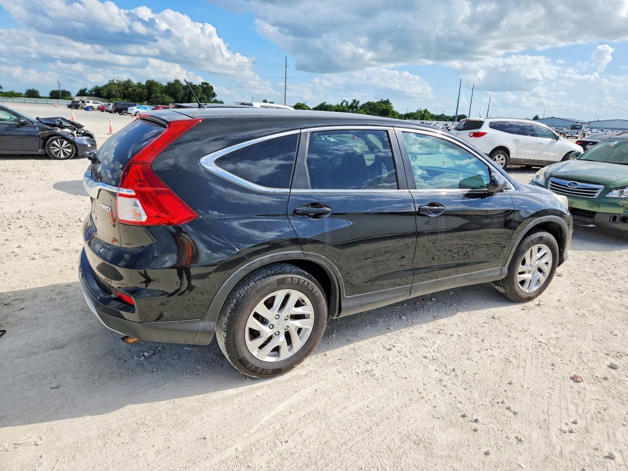 2015 Honda Cr-v Ex Black vin: 5J6RM4H54FL056558