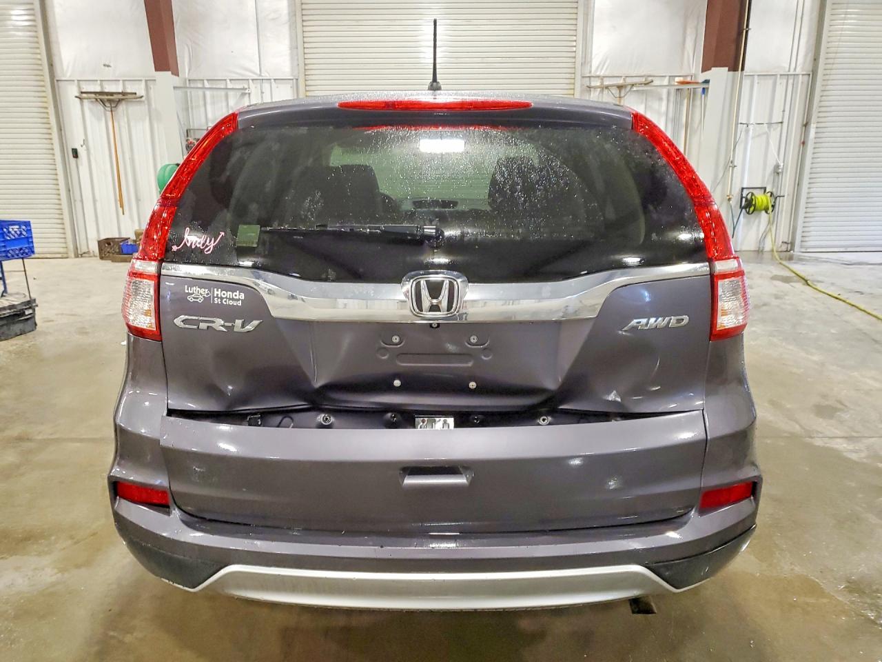 2015 Honda Cr-v Ex Серый vin: 5J6RM4H54FL058195