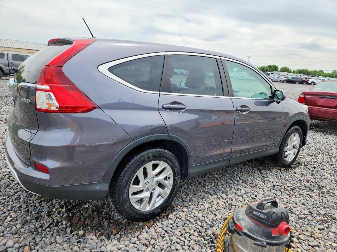 2015 Honda Cr-v Ex Gray vin: 5J6RM4H54FL066930