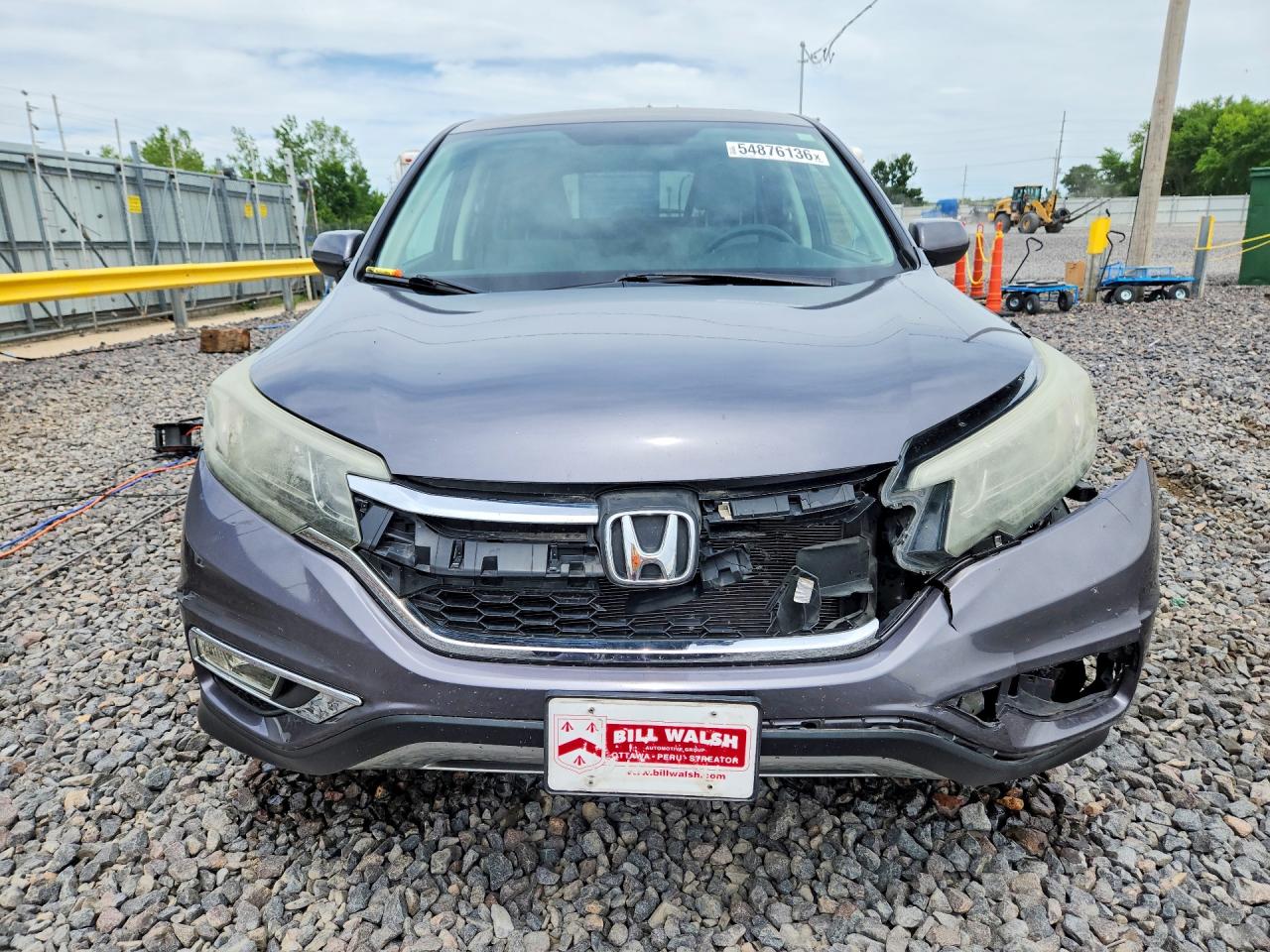 2015 Honda Cr-v Ex Gray vin: 5J6RM4H54FL066930
