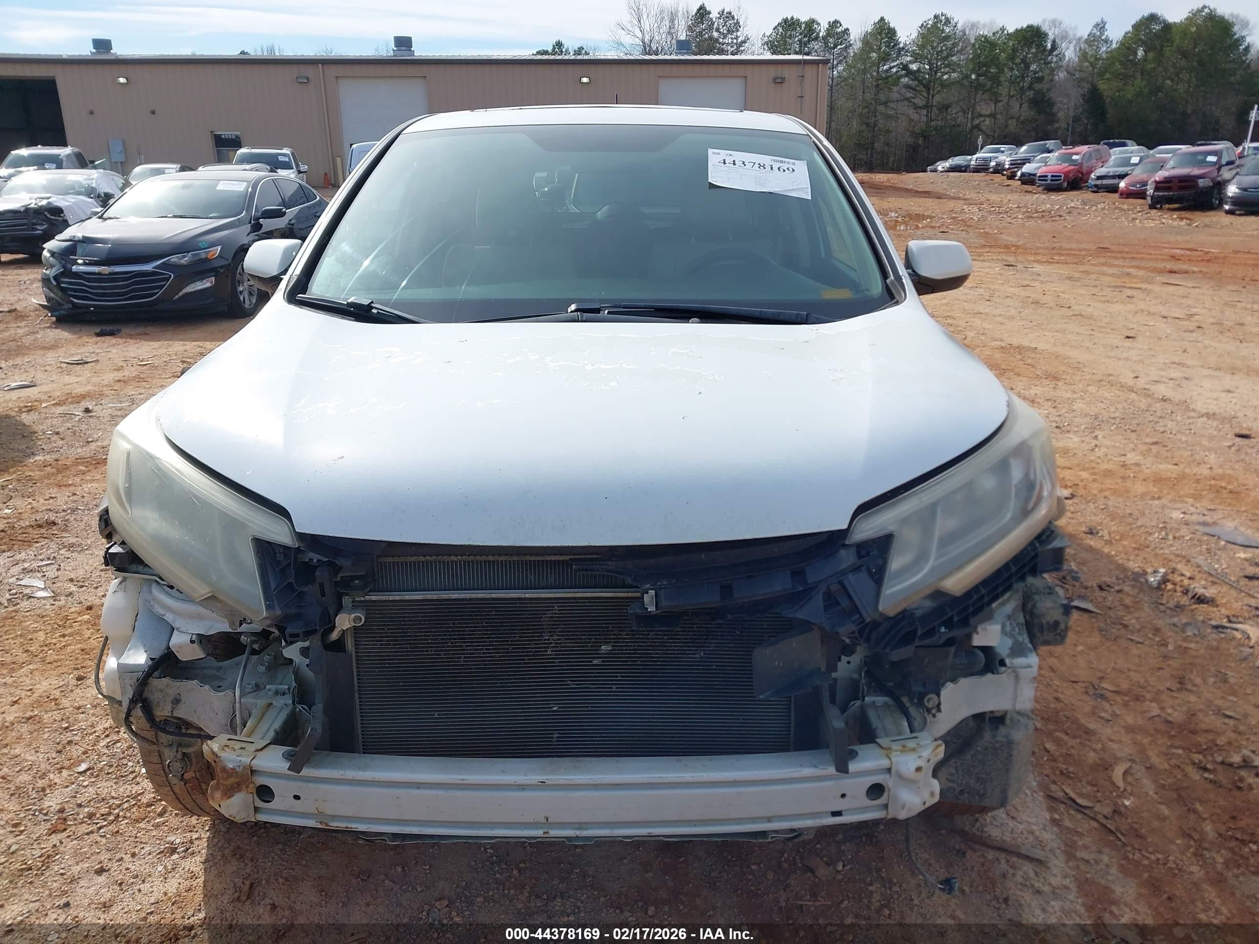 2015 Honda Cr-v Ex White vin: 5J6RM4H54FL078141