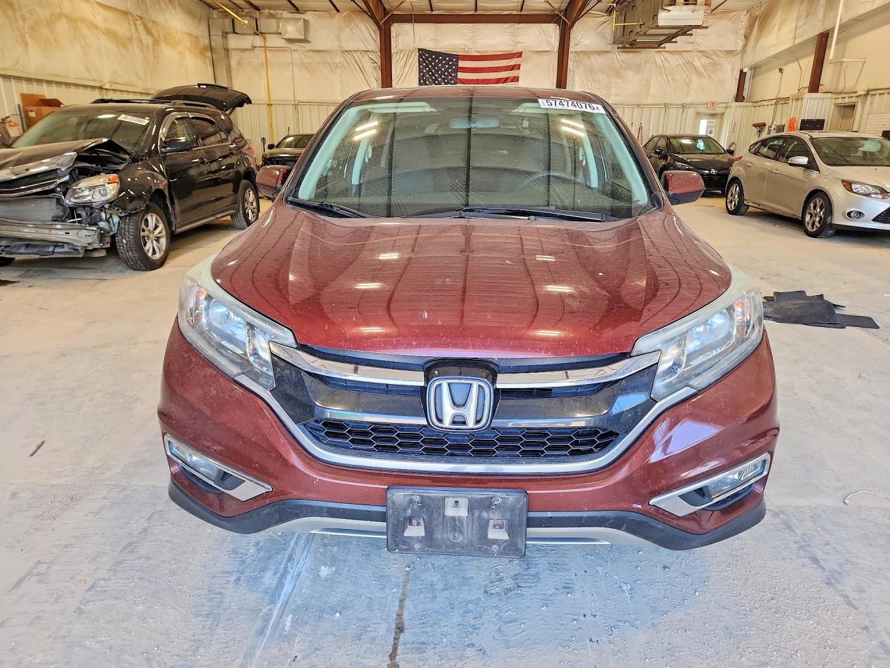 2015 Honda Cr-v Ex Brown vin: 5J6RM4H54FL097501