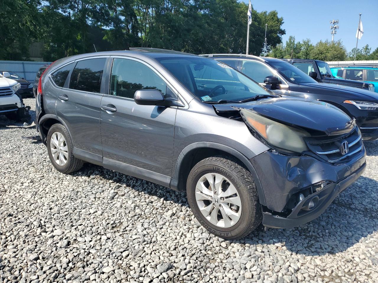 2012 Honda Cr-v Ex Gray vin: 5J6RM4H55CL000205