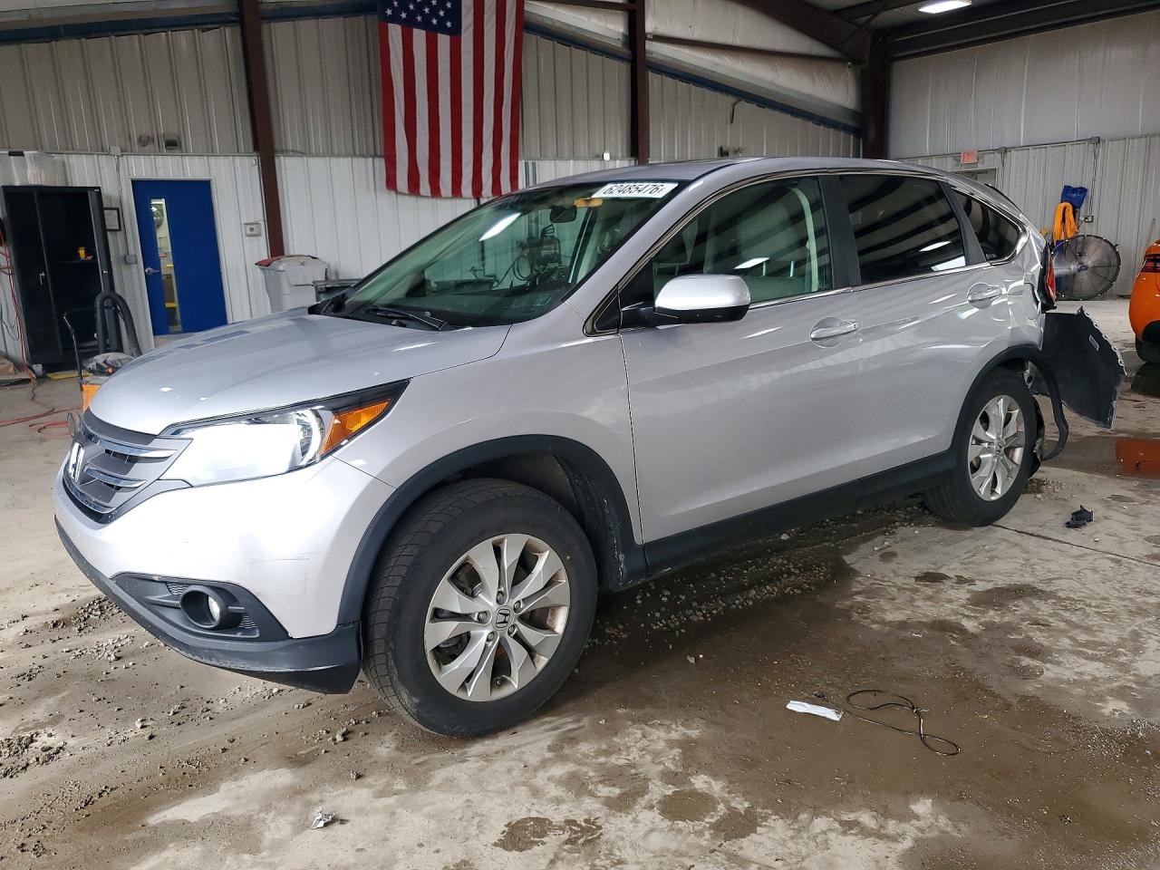 2012 Honda Cr-v Ex Silver vin: 5J6RM4H55CL002035