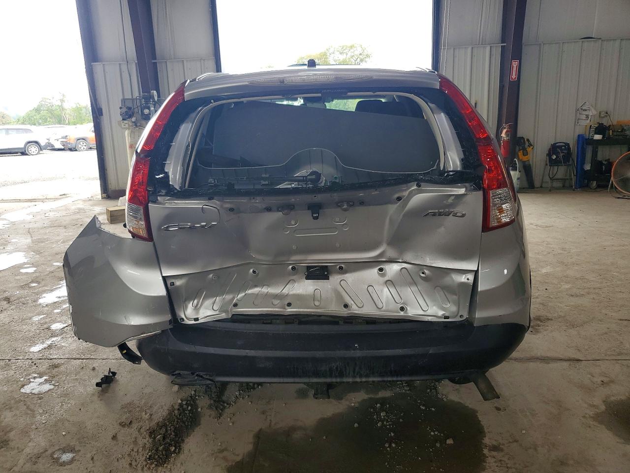 2012 Honda Cr-v Ex Silver vin: 5J6RM4H55CL002035