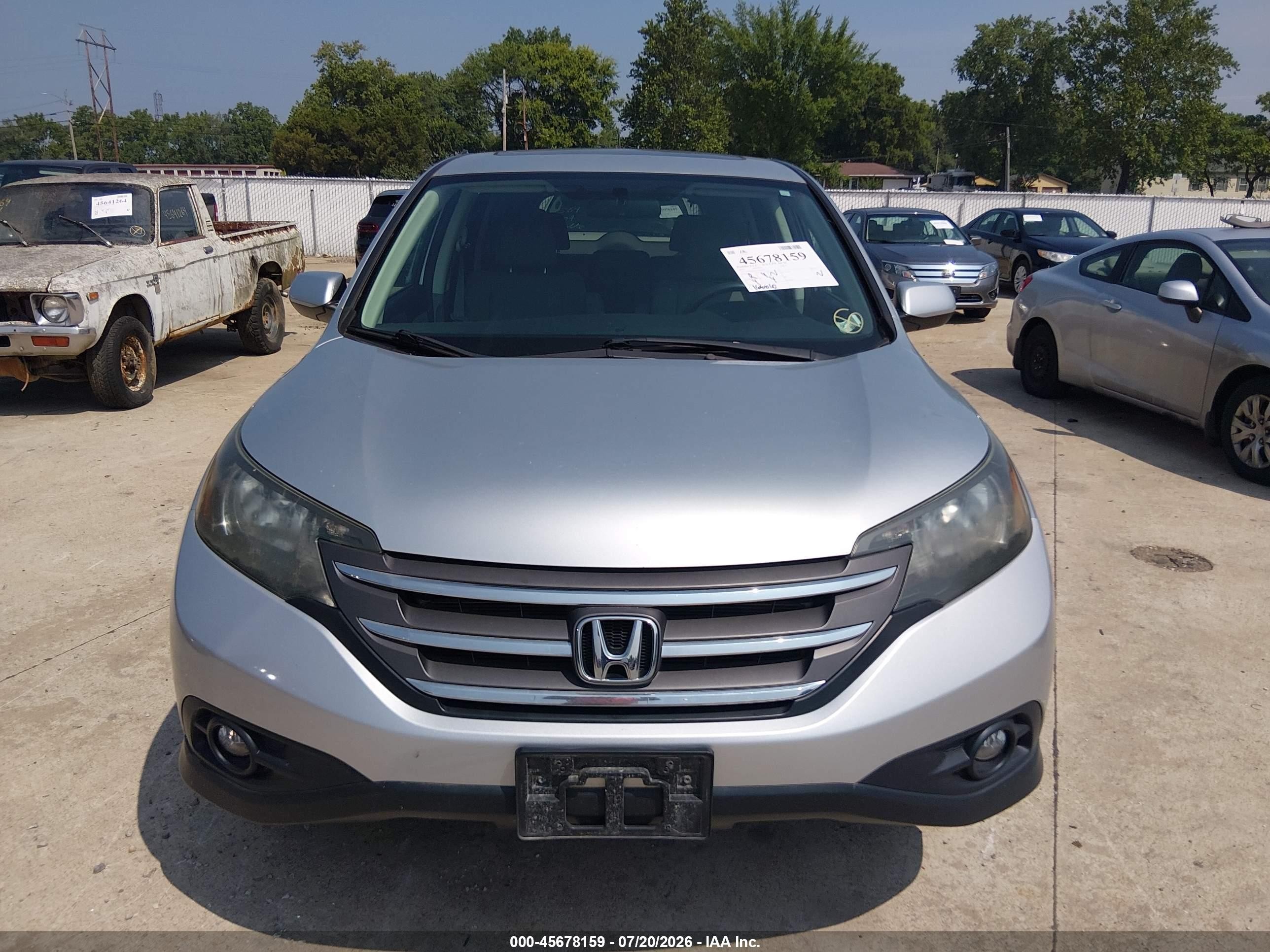 2012 Honda Cr-v Ex Gray vin: 5J6RM4H55CL006229