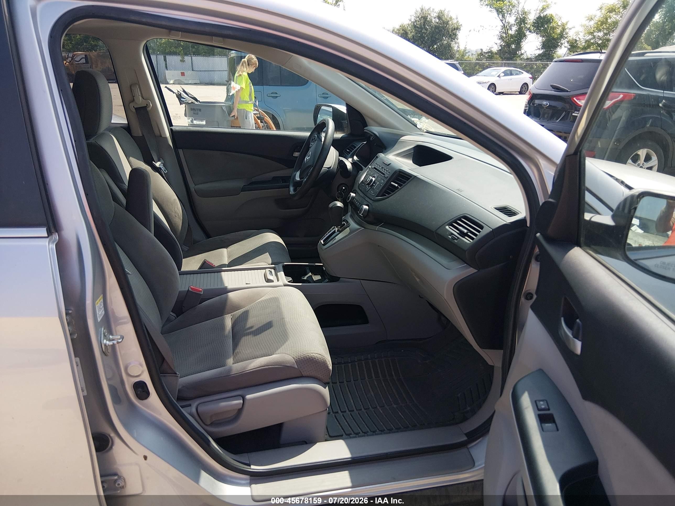 2012 Honda Cr-v Ex Gray vin: 5J6RM4H55CL006229