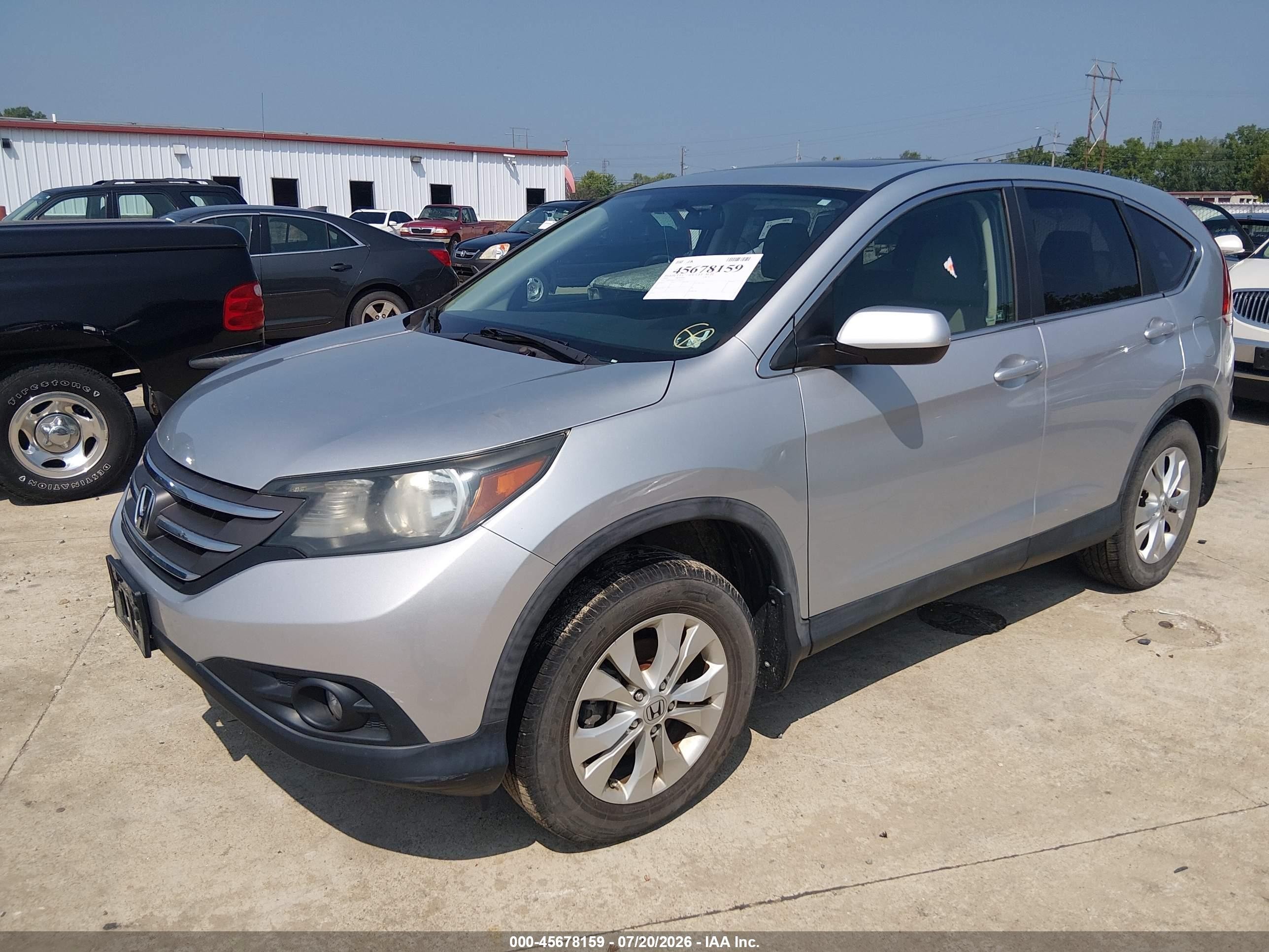 2012 Honda Cr-v Ex Gray vin: 5J6RM4H55CL006229