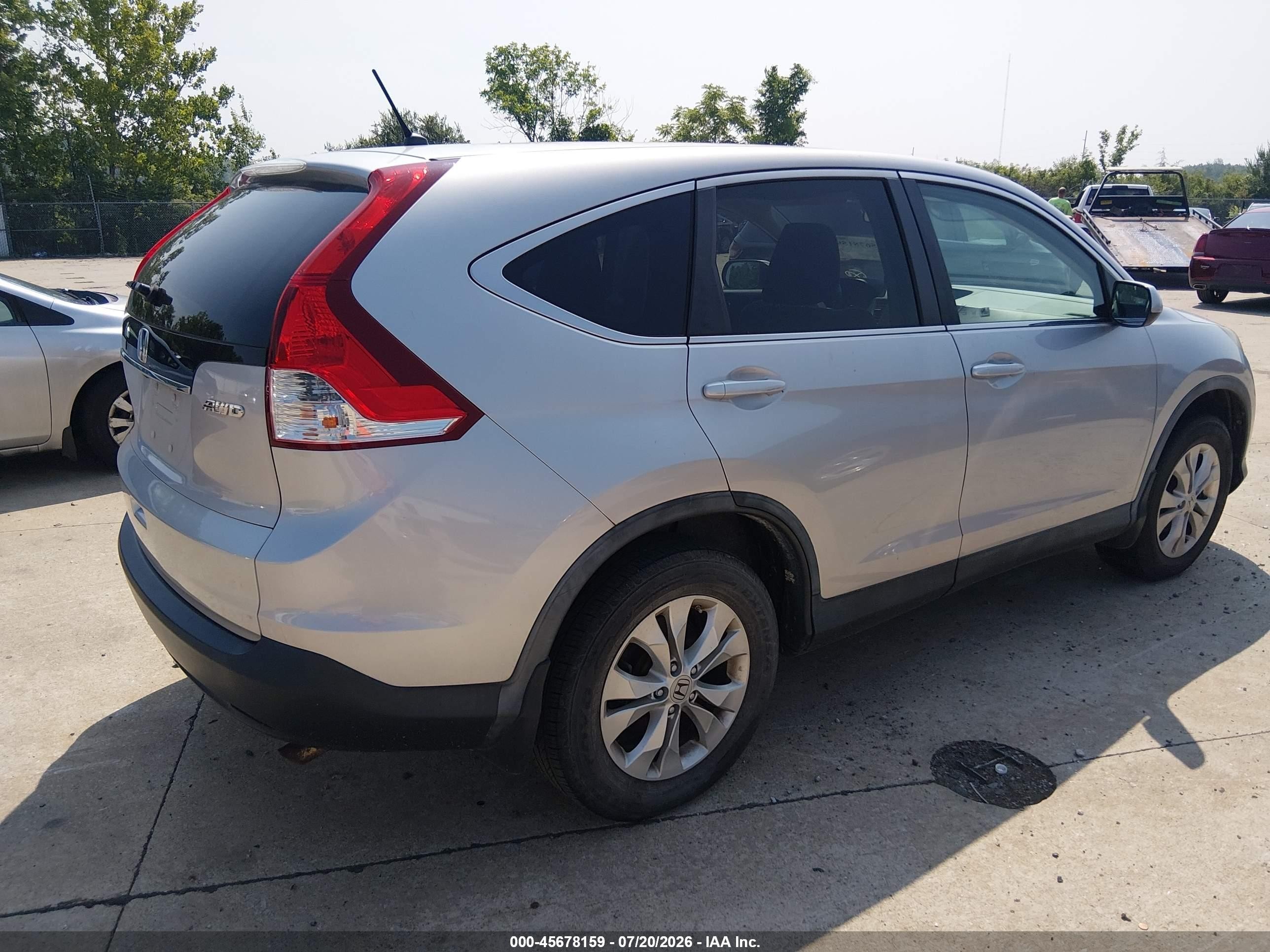 2012 Honda Cr-v Ex Gray vin: 5J6RM4H55CL006229