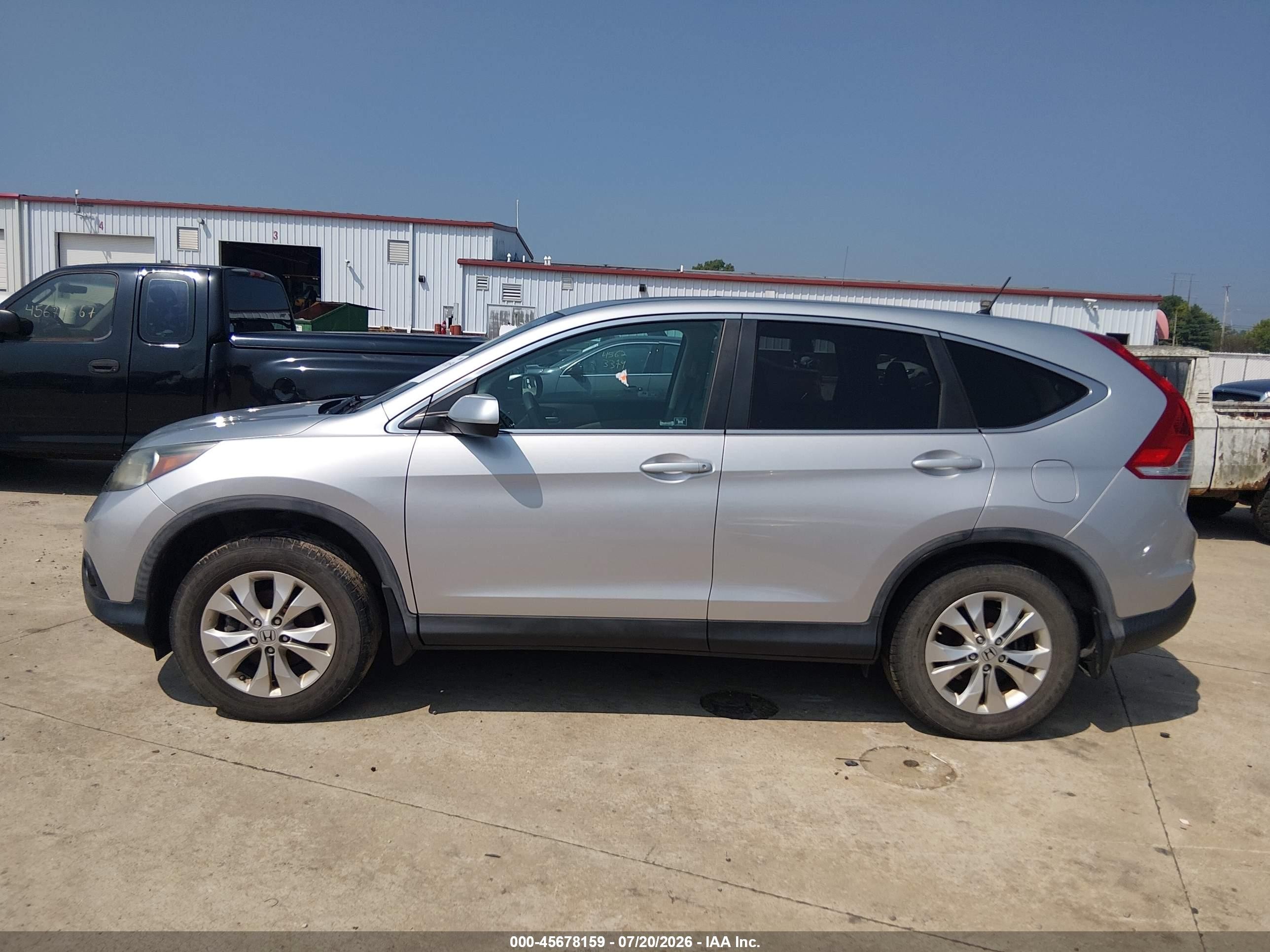 2012 Honda Cr-v Ex Gray vin: 5J6RM4H55CL006229