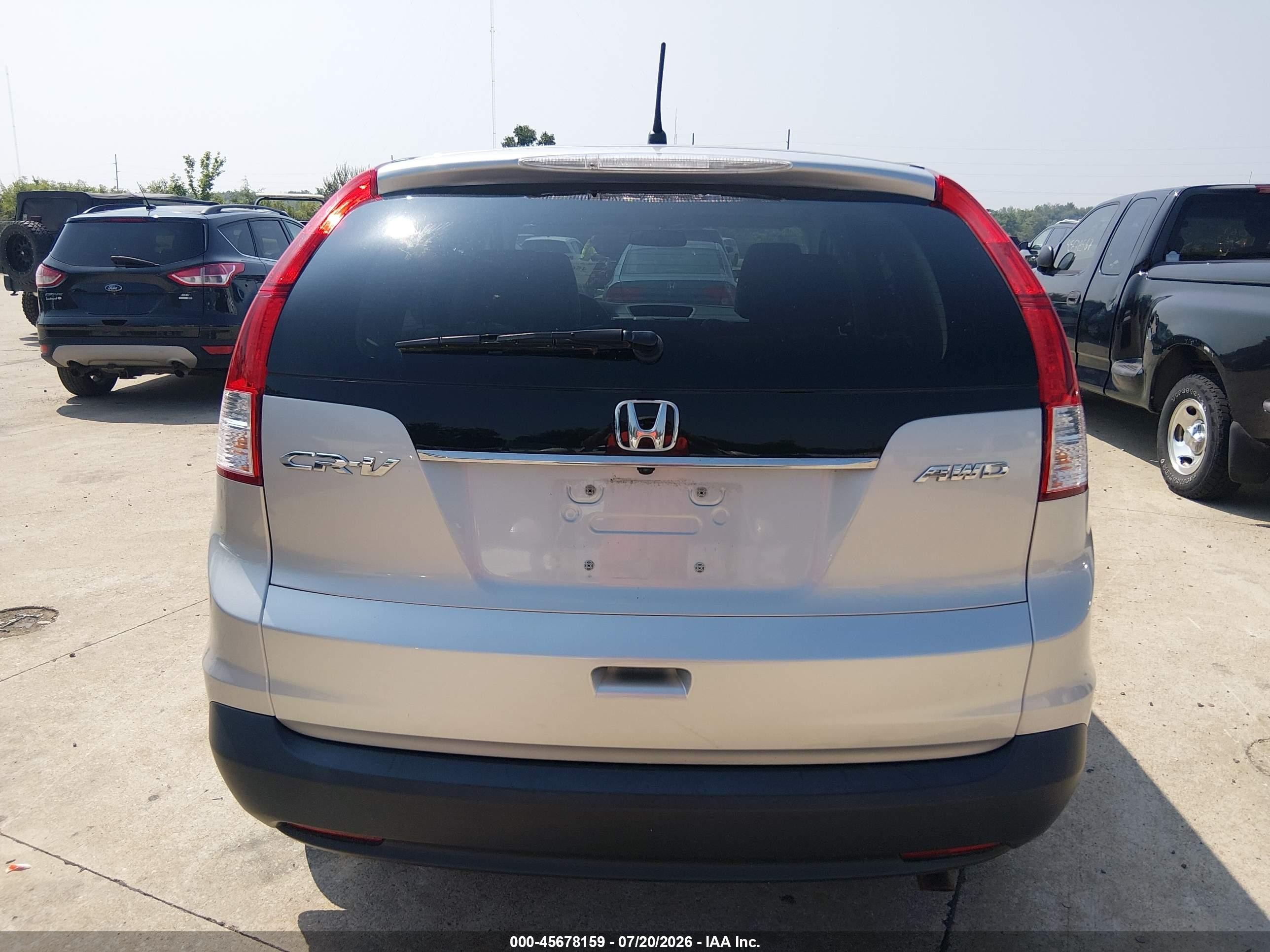 2012 Honda Cr-v Ex Gray vin: 5J6RM4H55CL006229