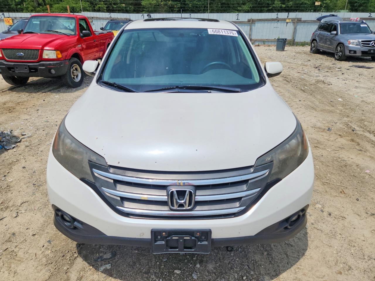 2012 Honda Cr-v Ex Белый vin: 5J6RM4H55CL015920