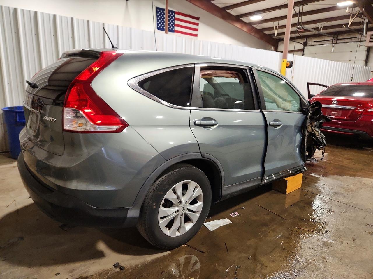 2012 Honda Cr-v Ex Blue vin: 5J6RM4H55CL022849