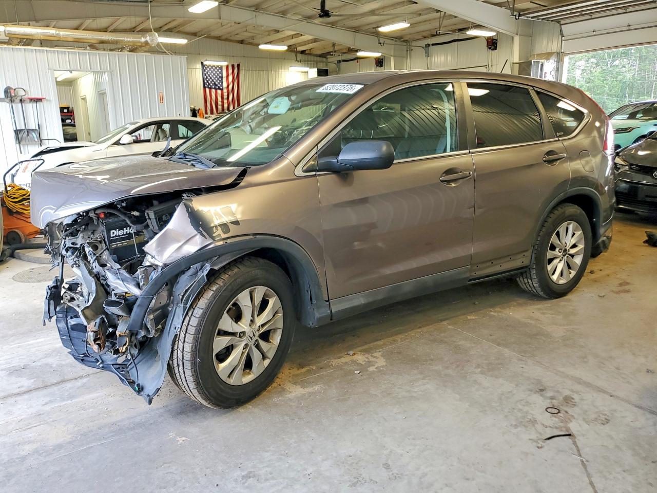2012 Honda Cr-v Ex Brown vin: 5J6RM4H55CL049792
