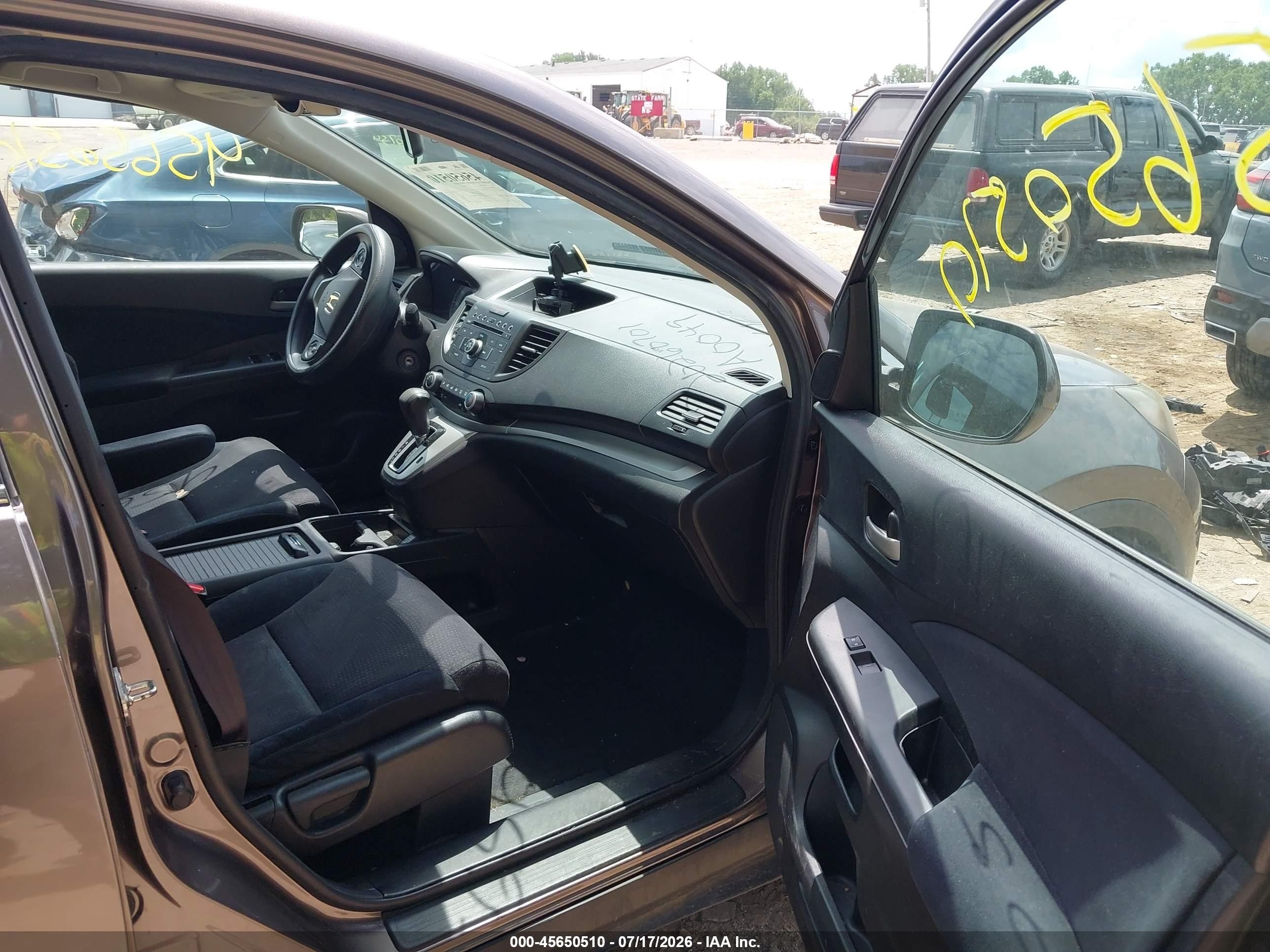 2012 Honda Cr-v Ex Серый vin: 5J6RM4H55CL051820