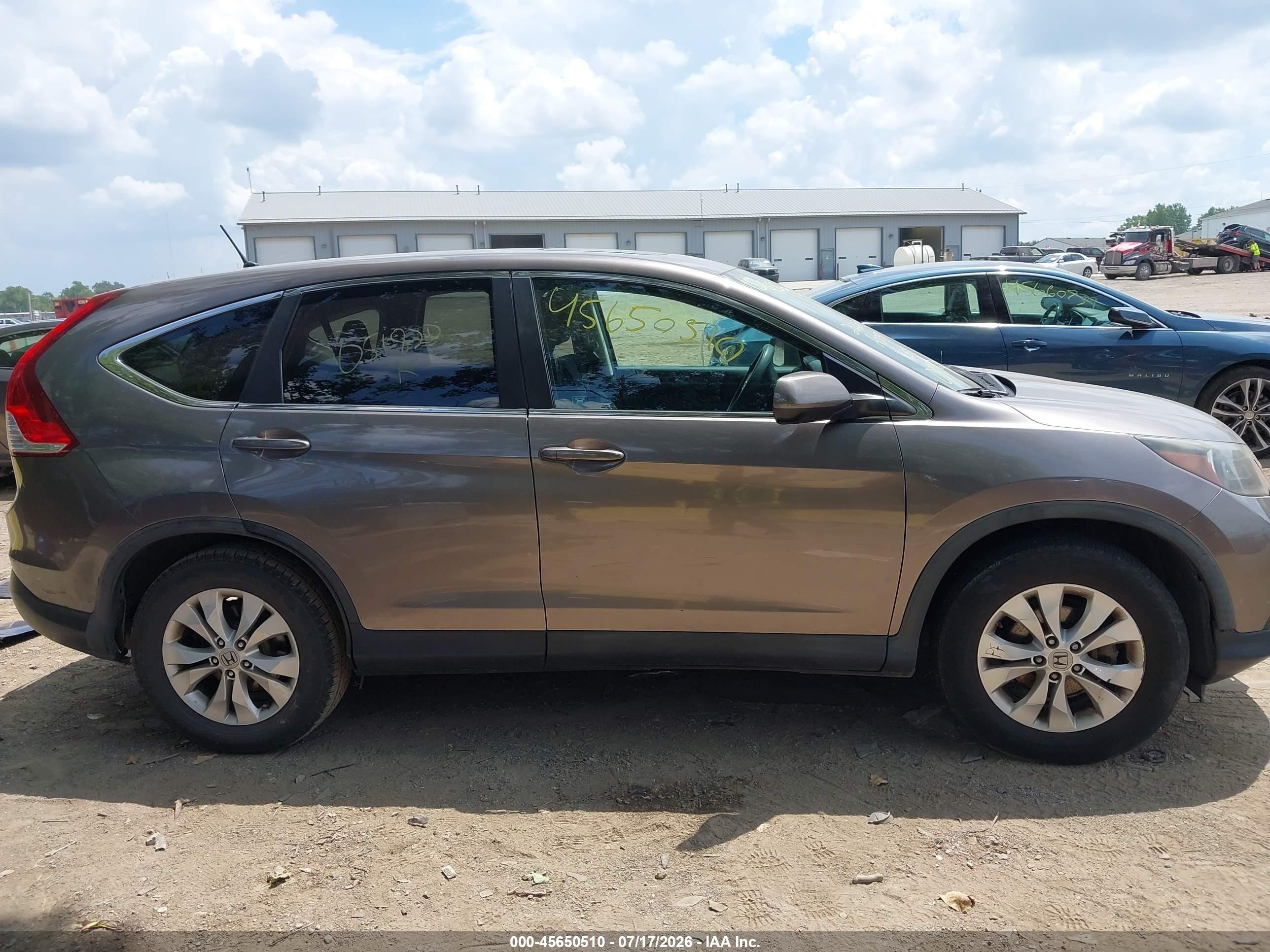 2012 Honda Cr-v Ex Серый vin: 5J6RM4H55CL051820