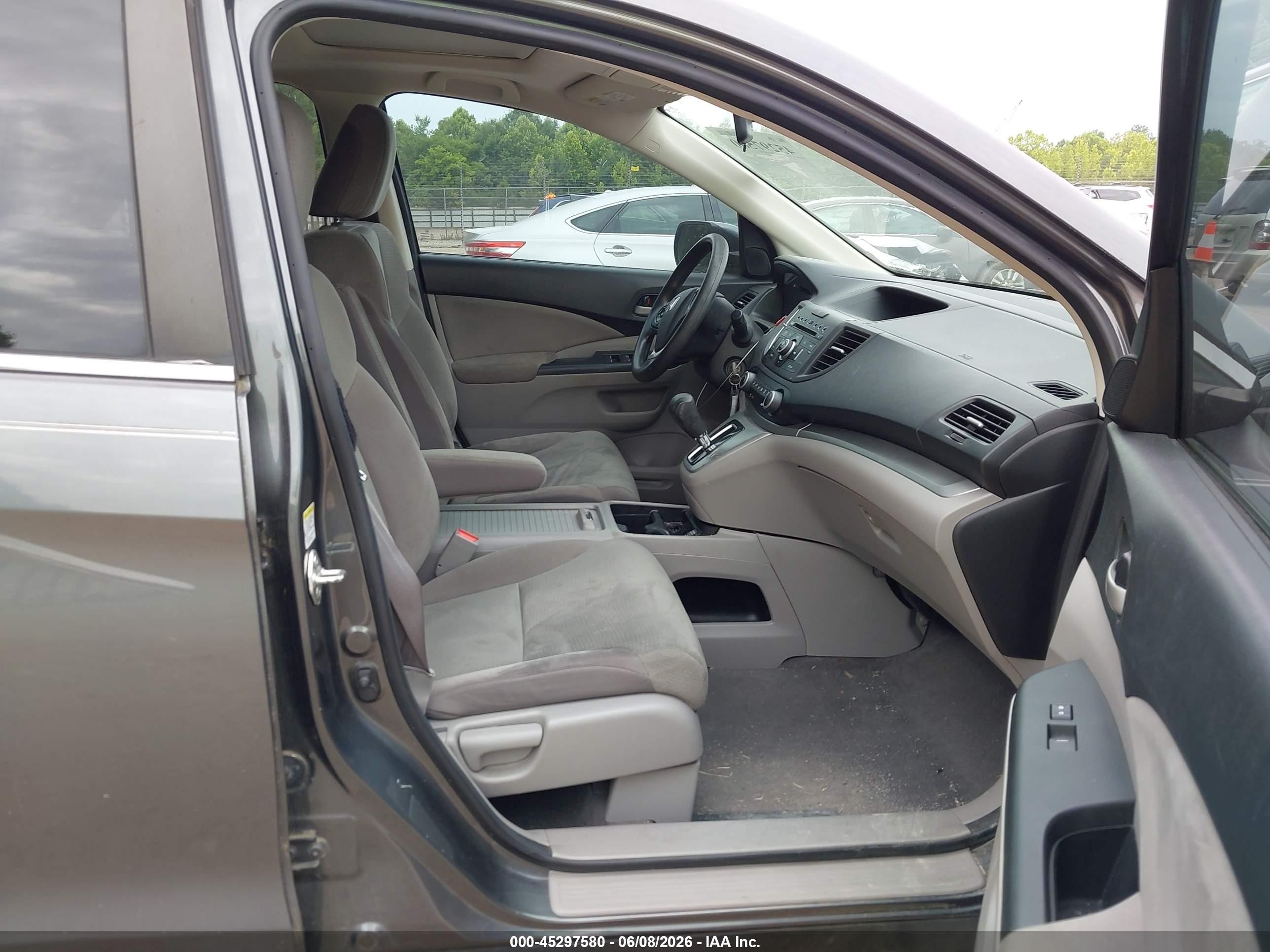 2013 Honda Cr-v Ex Gray vin: 5J6RM4H55DL016387