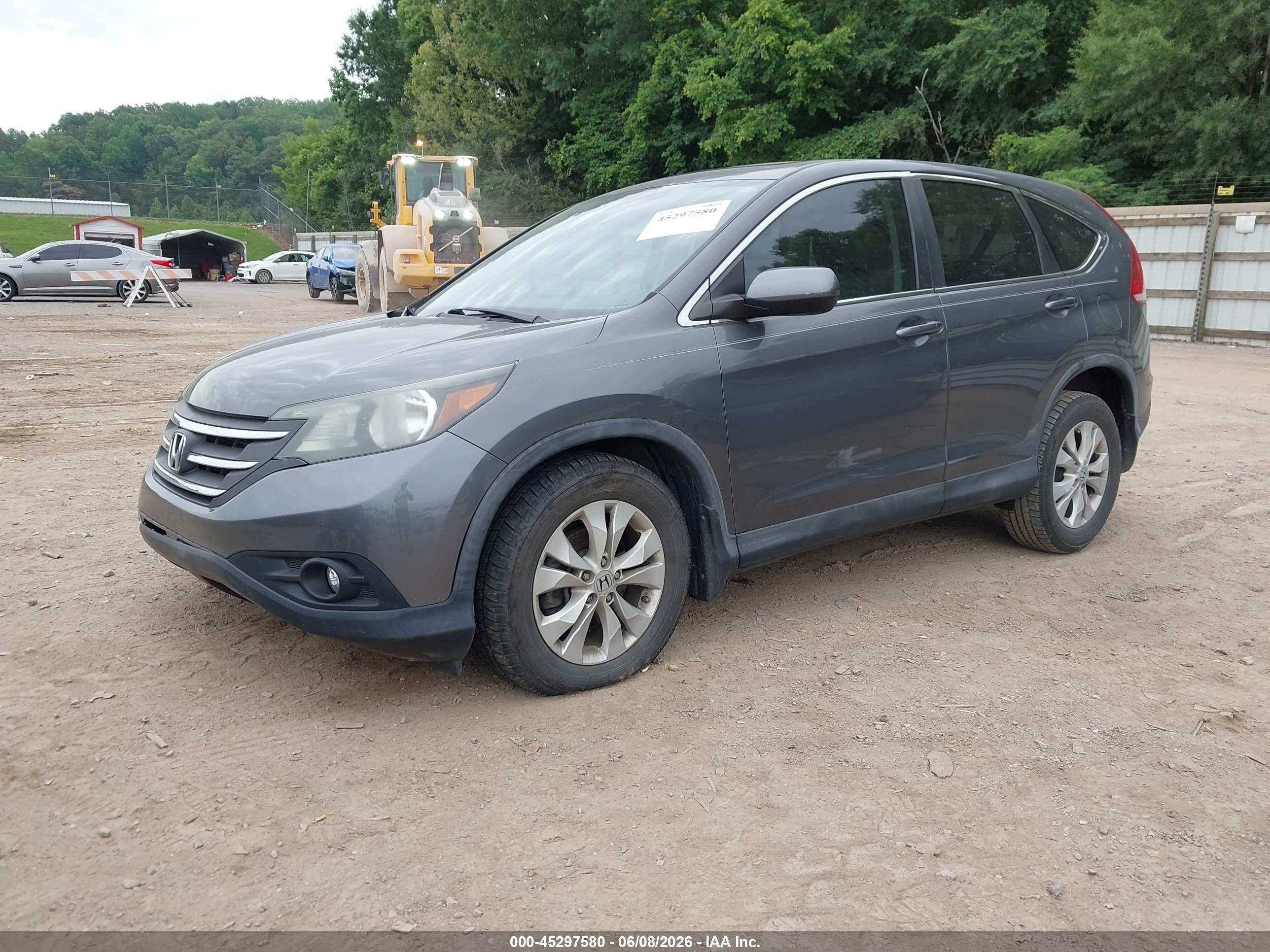 2013 Honda Cr-v Ex Gray vin: 5J6RM4H55DL016387