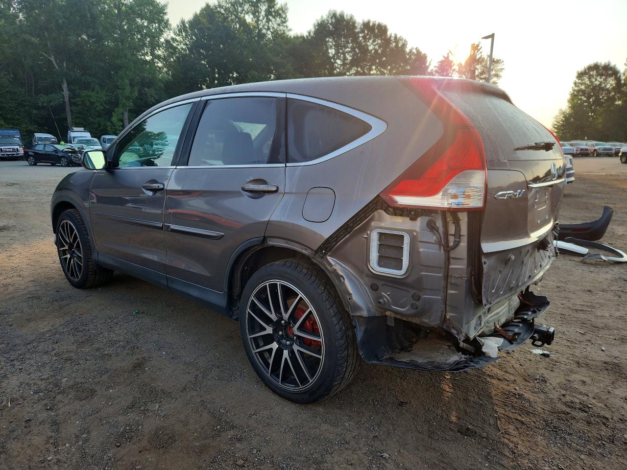 2013 Honda Cr-v Ex Gray vin: 5J6RM4H55DL039247