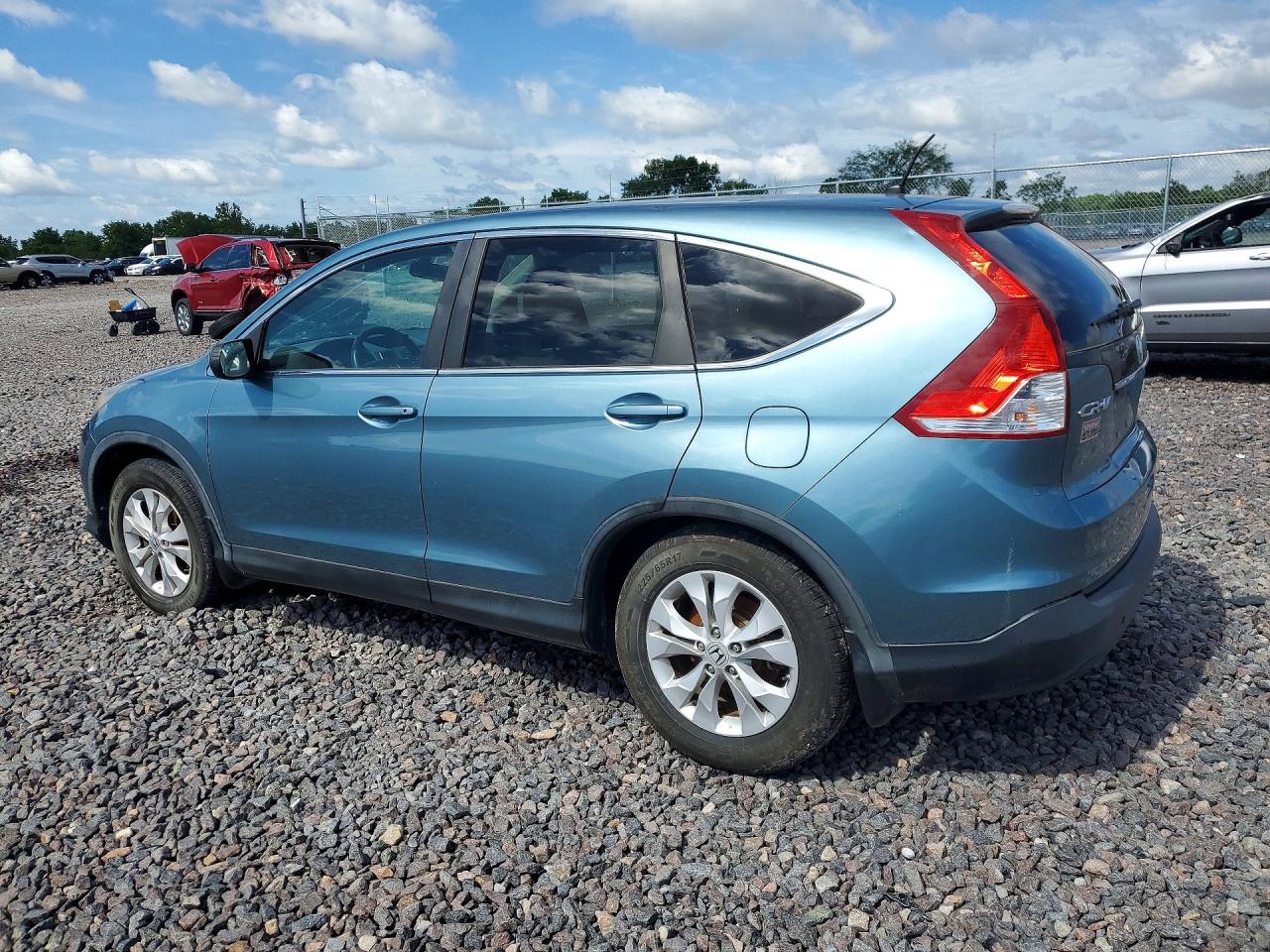 2013 Honda Cr-v Ex Синий vin: 5J6RM4H55DL042391