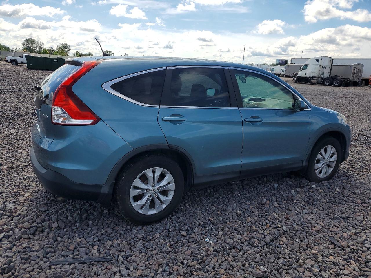 2013 Honda Cr-v Ex Синий vin: 5J6RM4H55DL042391