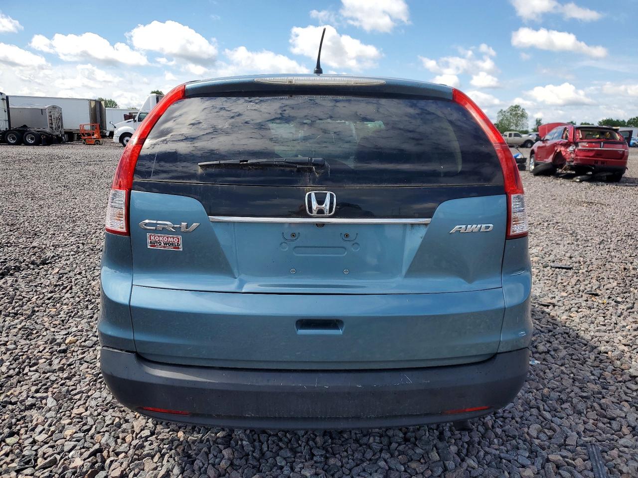 2013 Honda Cr-v Ex Синий vin: 5J6RM4H55DL042391