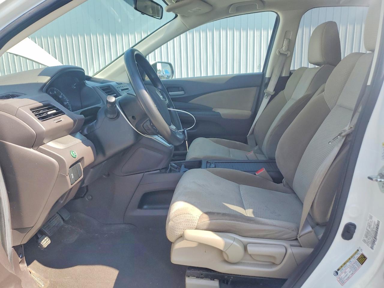 2013 Honda Cr-v Ex White vin: 5J6RM4H55DL043539